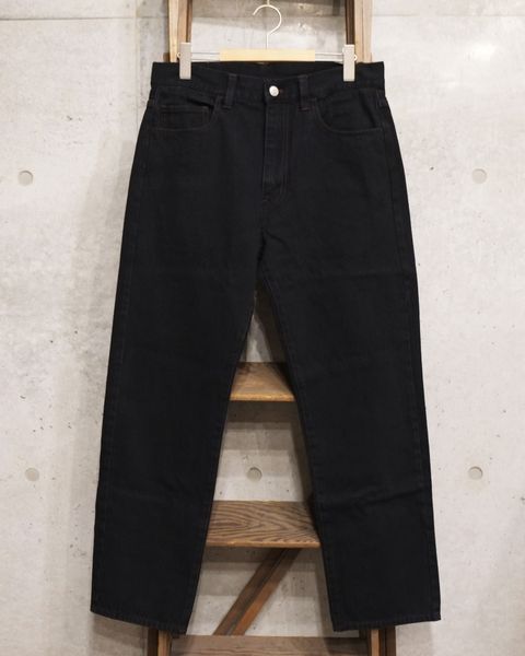 6 Pocket Jeans Straight / ストレート デニムパンツ / ブラック / PD-262-BT-051