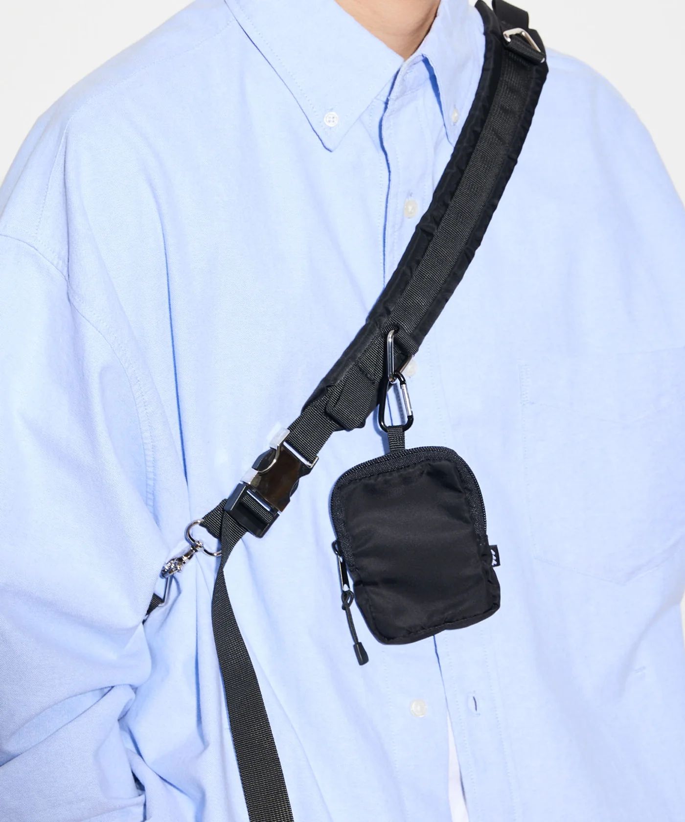 POUCH SHOULDER BAG / ポーチ ショルダーバッグ / ブラック / MTM-BG-0177-23-C