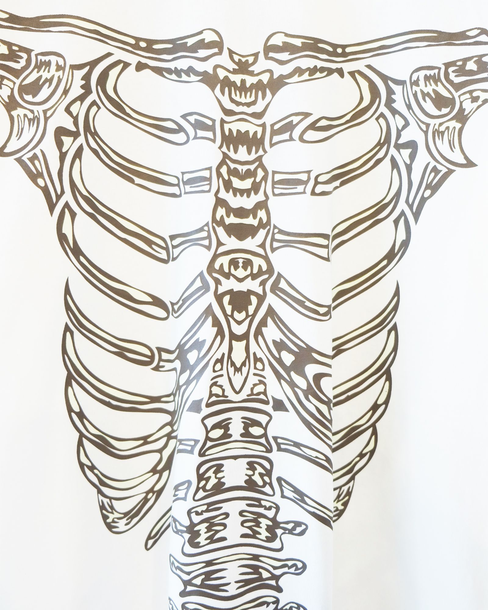 Bone L/S Tee / ボーン ロングスリーブTシャツ / ホワイト / PD-262-LCS-051
