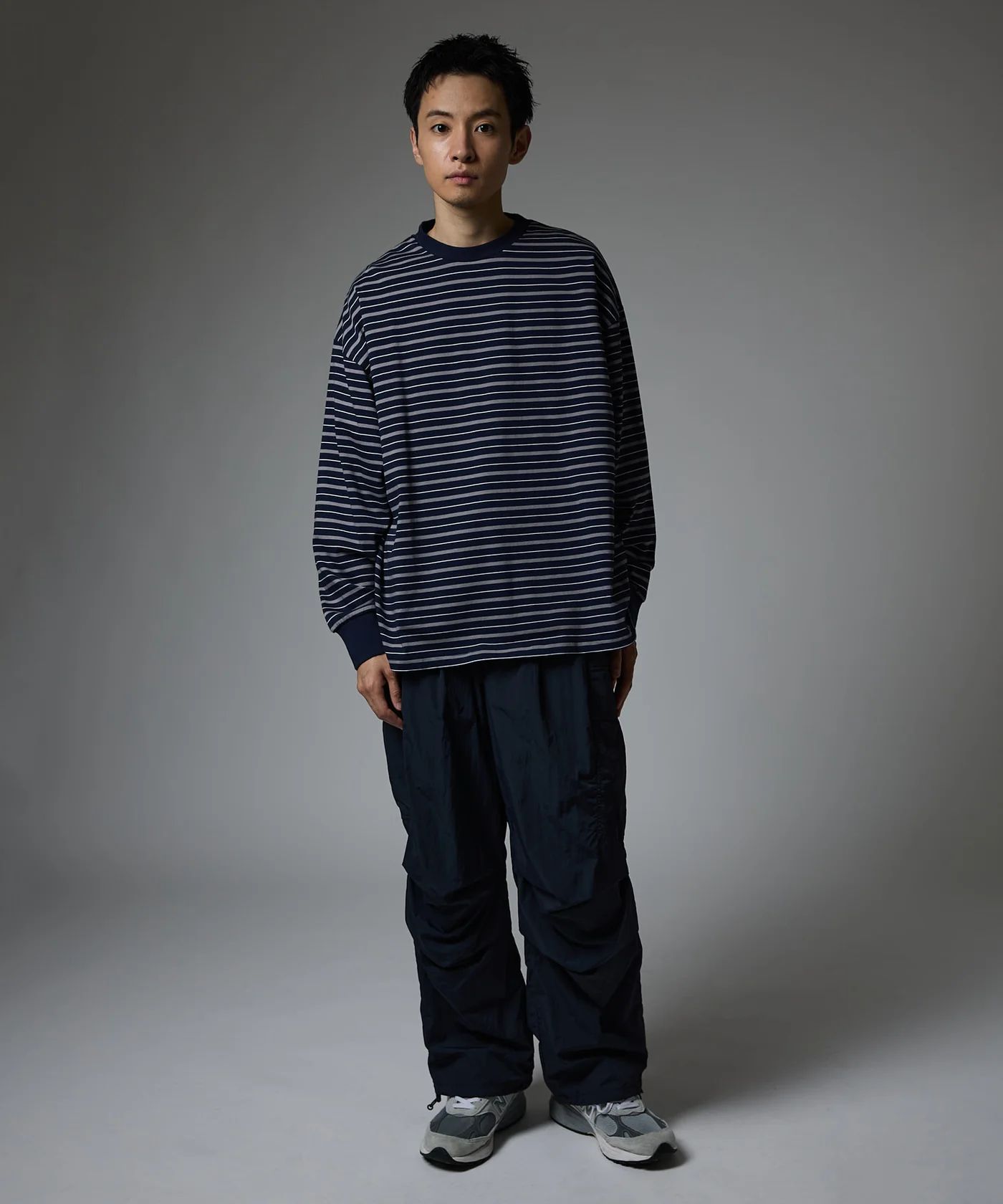 MULTI BORDER L/S TEE / マルチ ボーダー ロングスリーブTシャツ / ネイビー / MTM-CS-0301-25-C