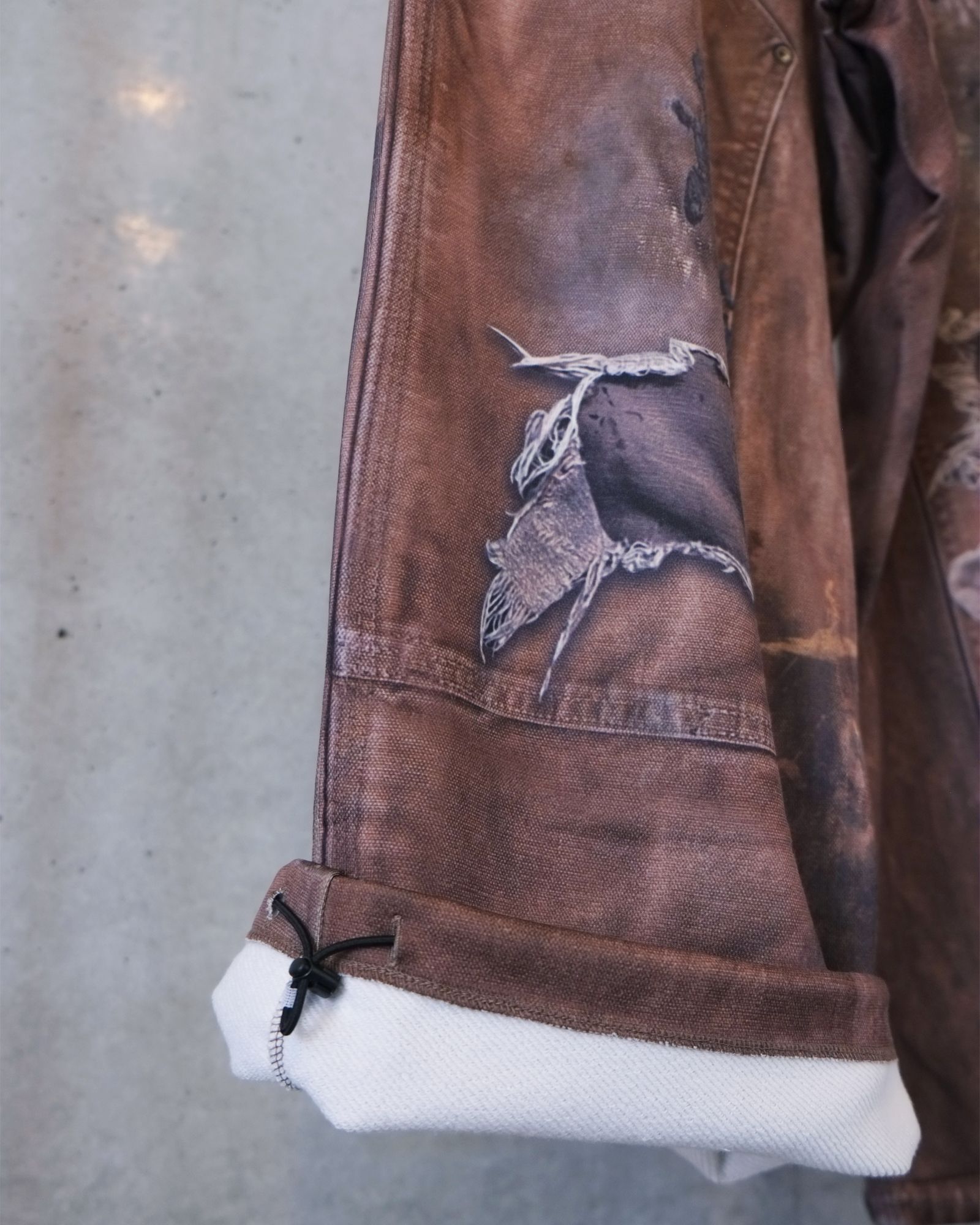 Print Duck Wide Pants