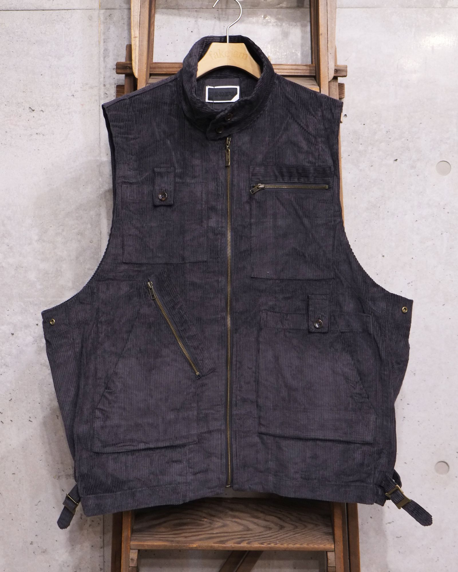 Double Cord Jacket / コーデュロイジャケット / チャコール / PD-262-JK-041