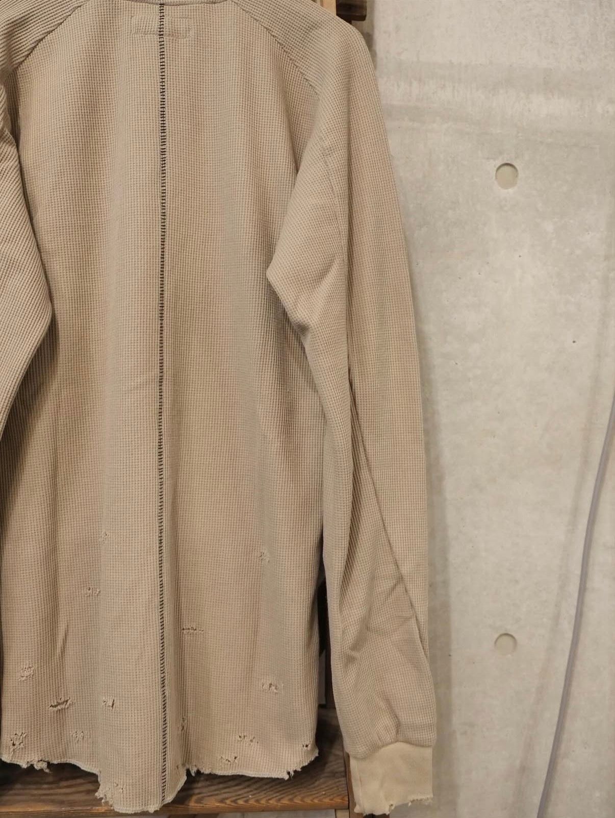 Combat Long Thermal With Damaged(CLASSIC WAFFLE KNIT)