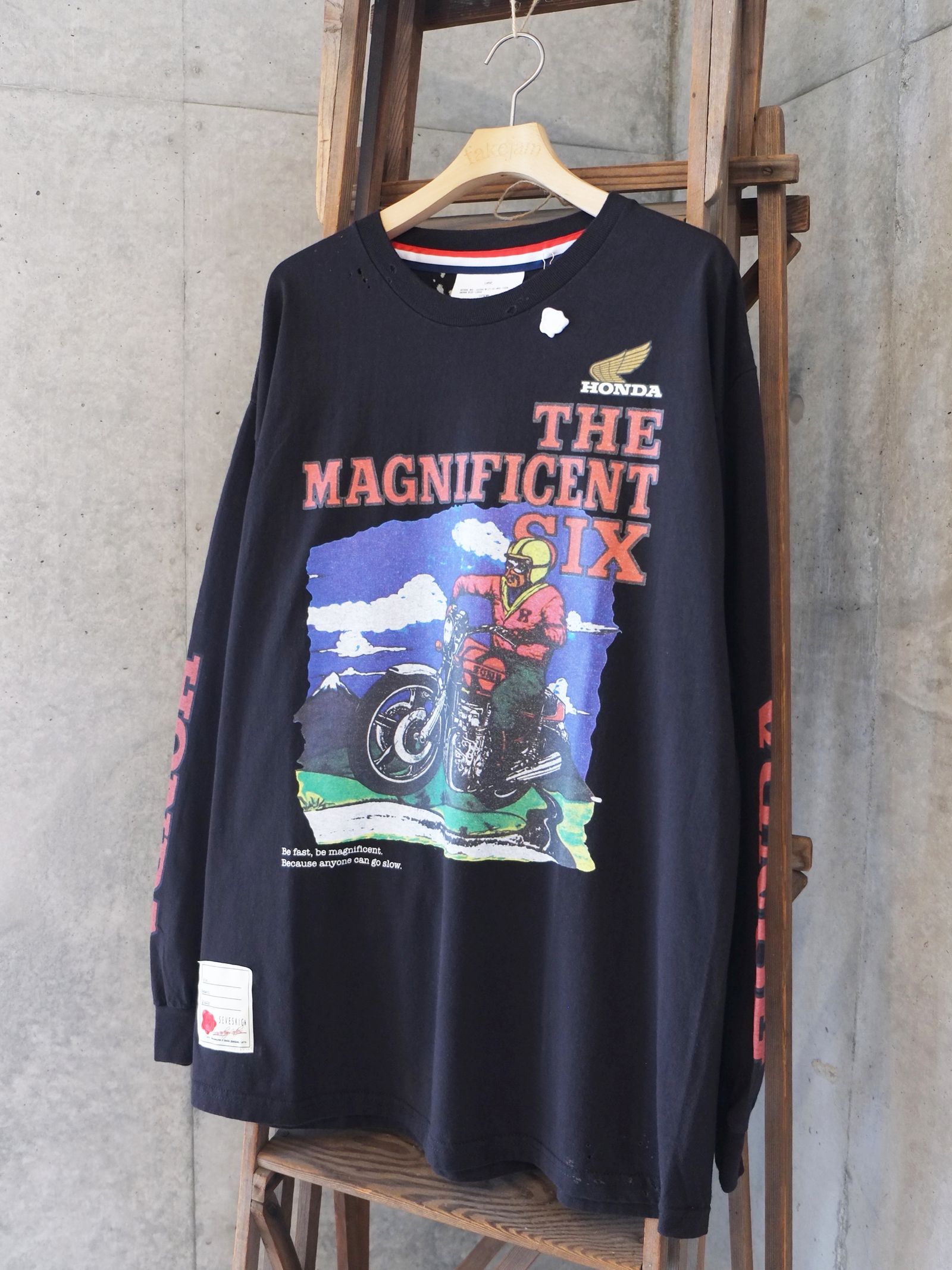 Honda vs SEV CBX1000 L/SL TEE / ロングスリーブ Tシャツ / ブラック / CT-SV-NRA-1008