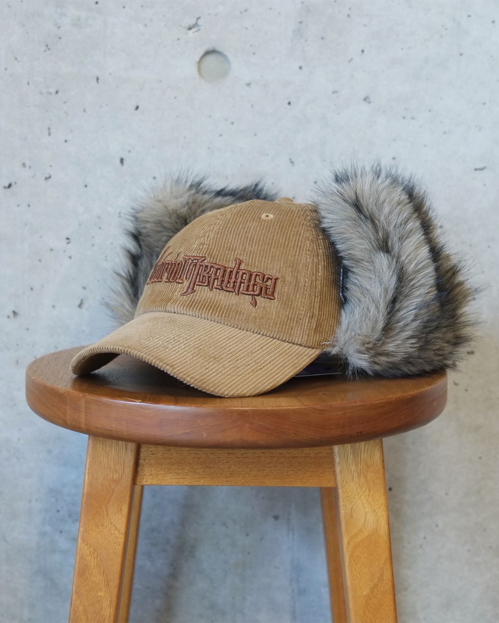 CORDUROY FLIGHT CAP / コーデュロイ フライト キャップ / ベージュ / LM-26aw-1235