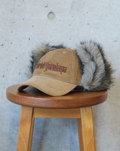 CORDUROY FLIGHT CAP / コーデュロイ フライト キャップ / ベージュ / LM-26aw-1235