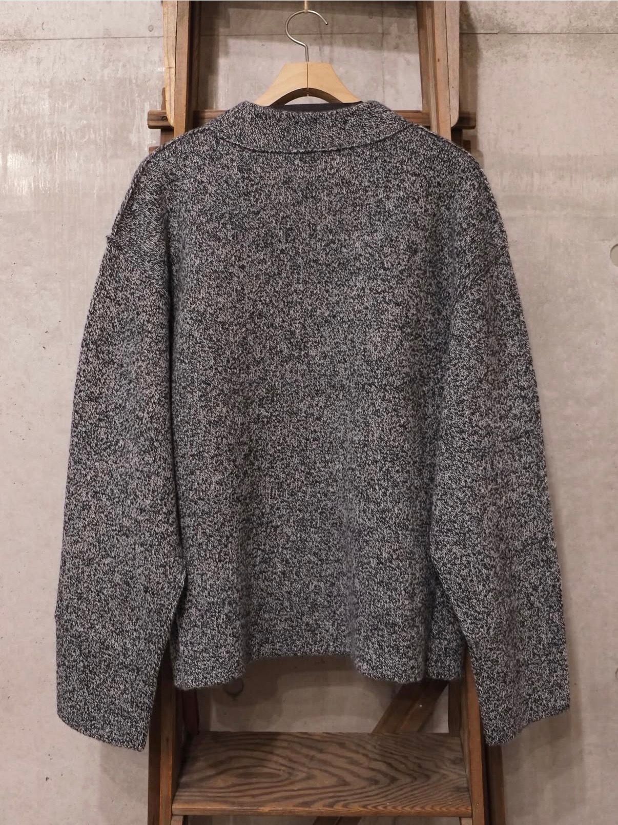 Mix Color Mock Neck Sweater