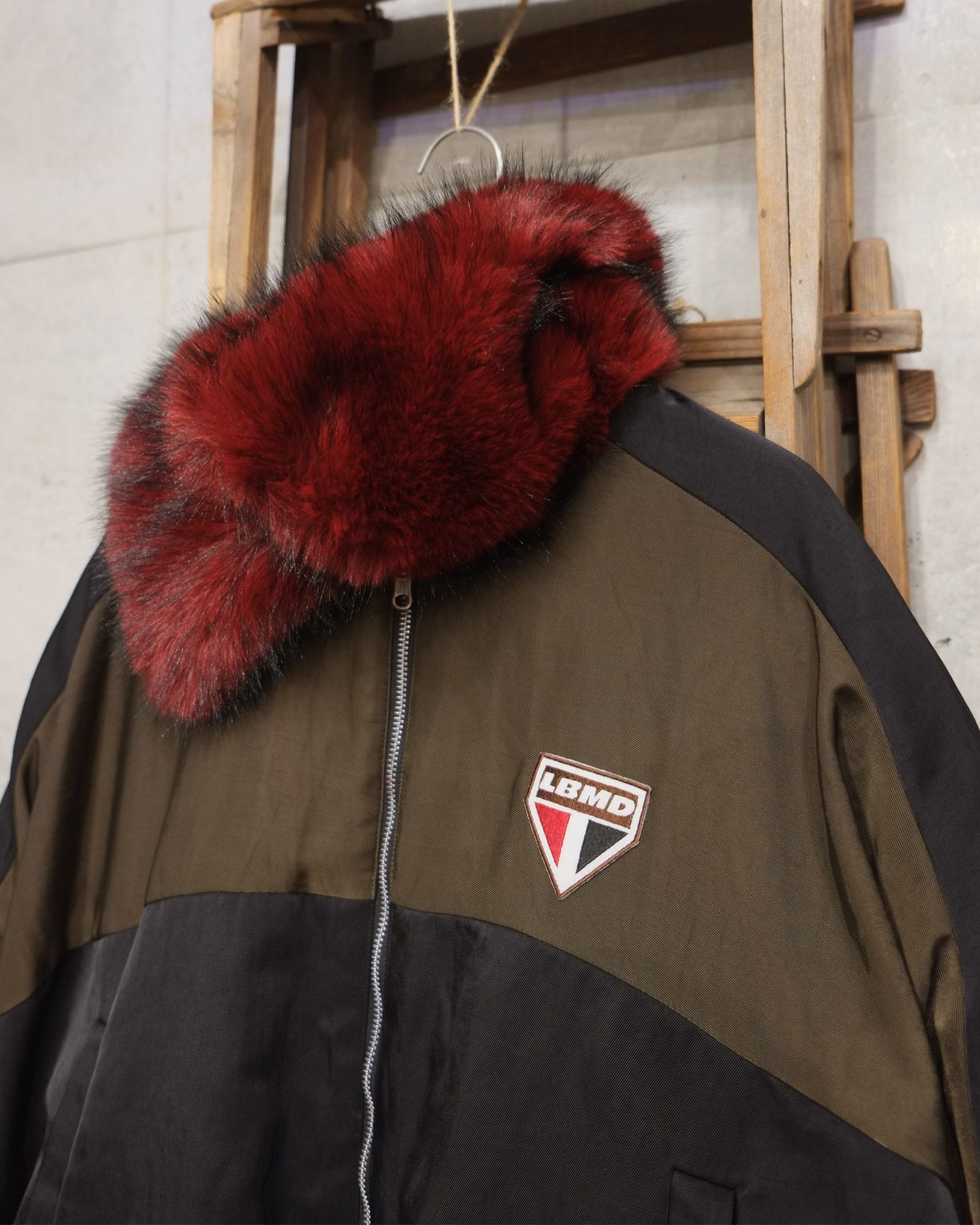 Reversible Fur Jacket / ファー ブルゾン / レッド / LM-26aw-2205