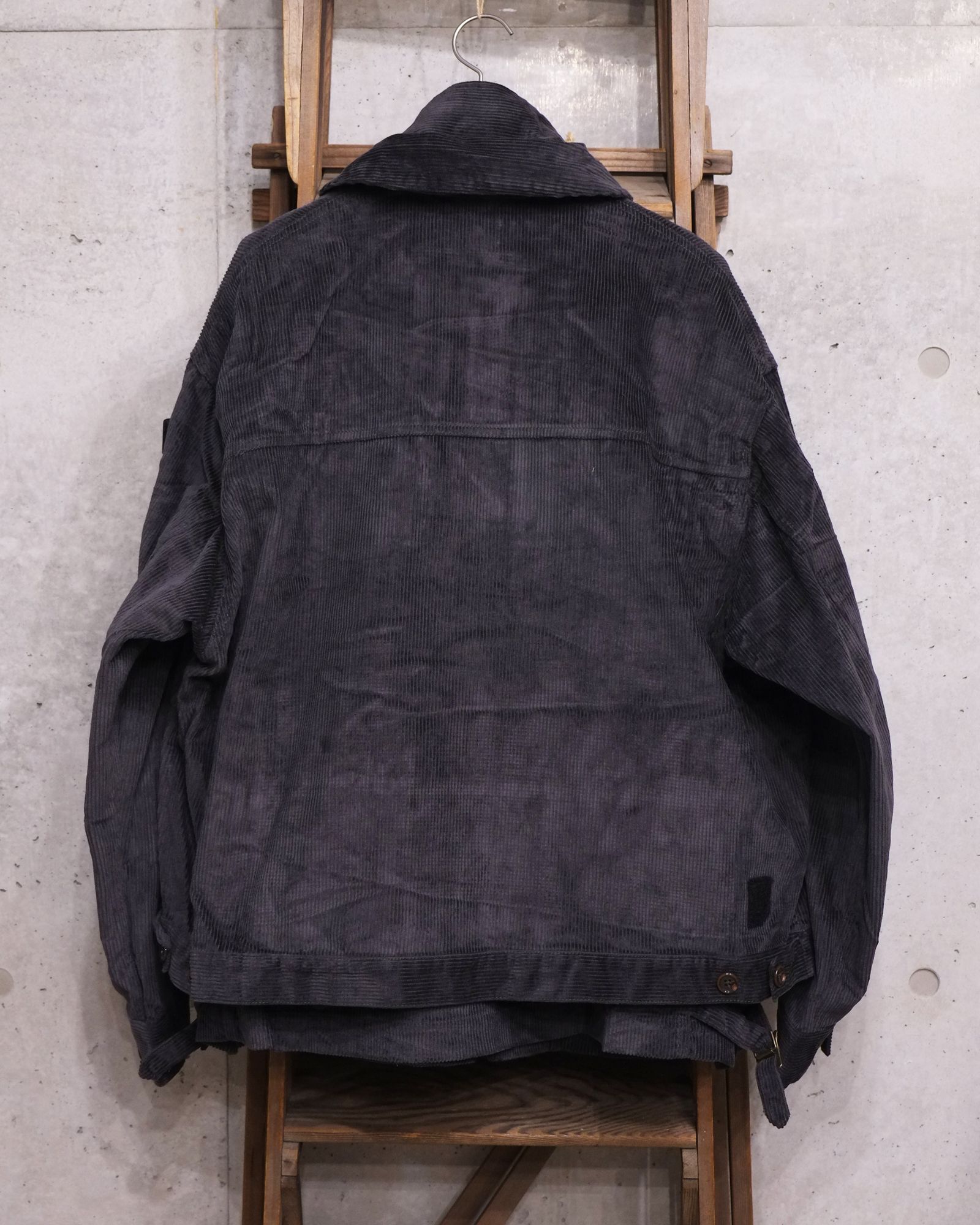 Double Cord Jacket / コーデュロイジャケット / チャコール / PD-262-JK-041