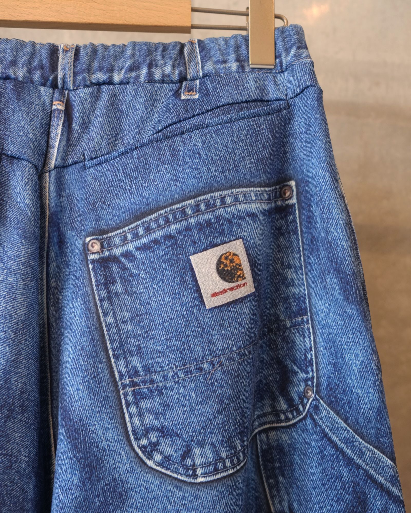 Print Duck Wide Pants