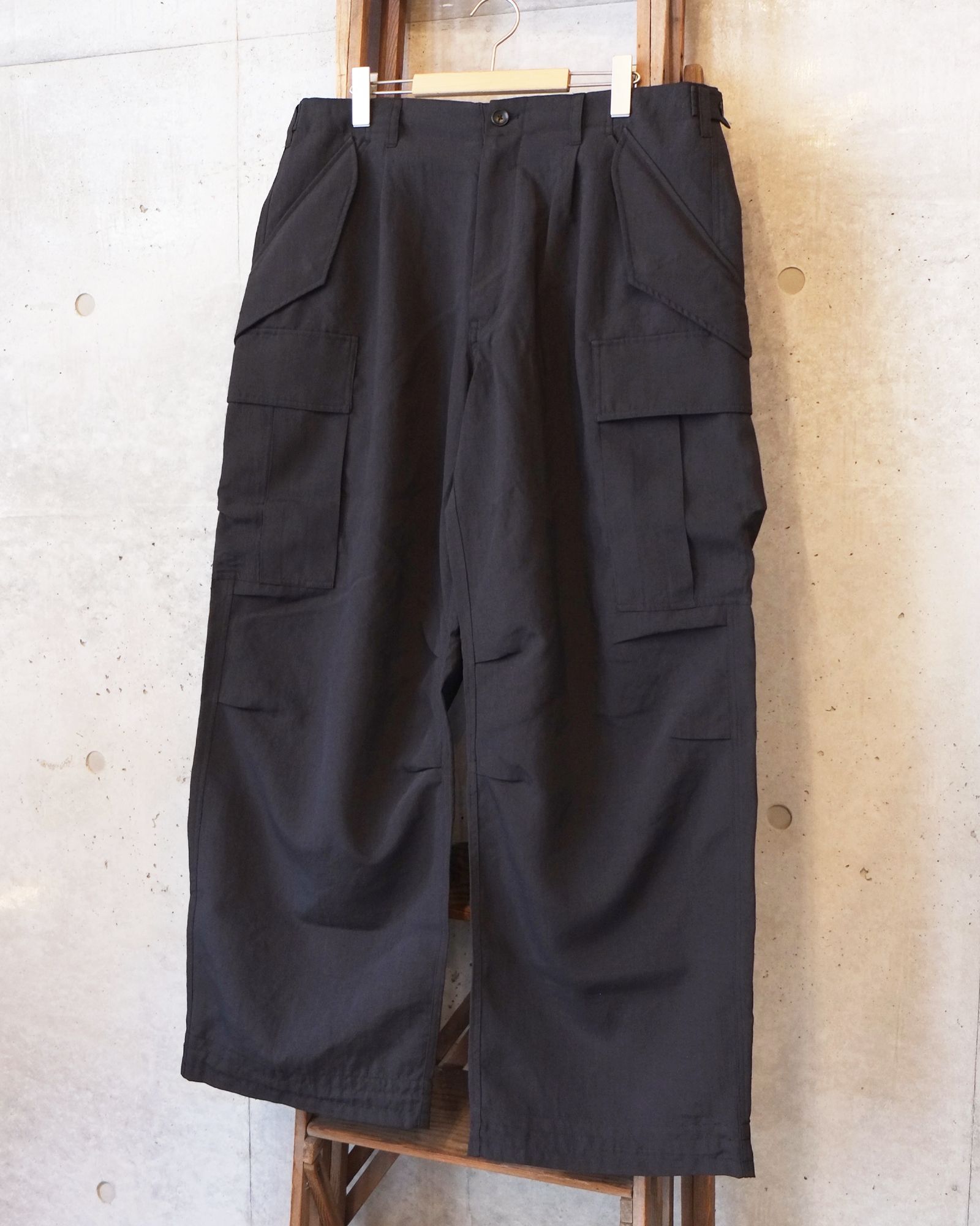 Desert Cloth Neutral Cargo PT / カーゴパンツ / ブラック / MW-PT26102