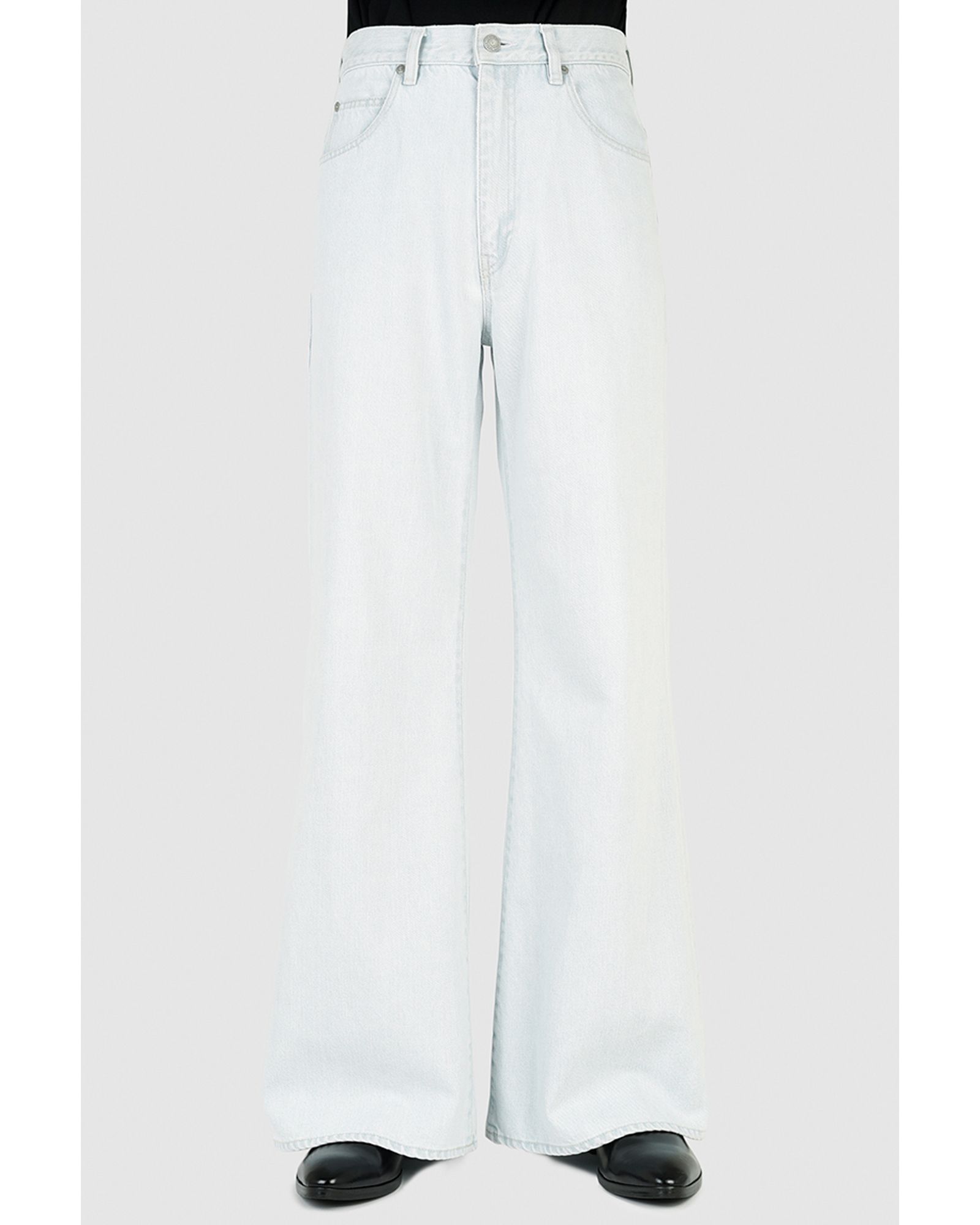 LAD MUSICIAN - 13.5oz Wide Flare Denim Pants | fakejam