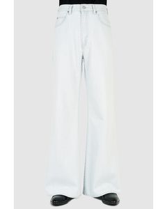 13.5oz Wide Flare Denim Pants