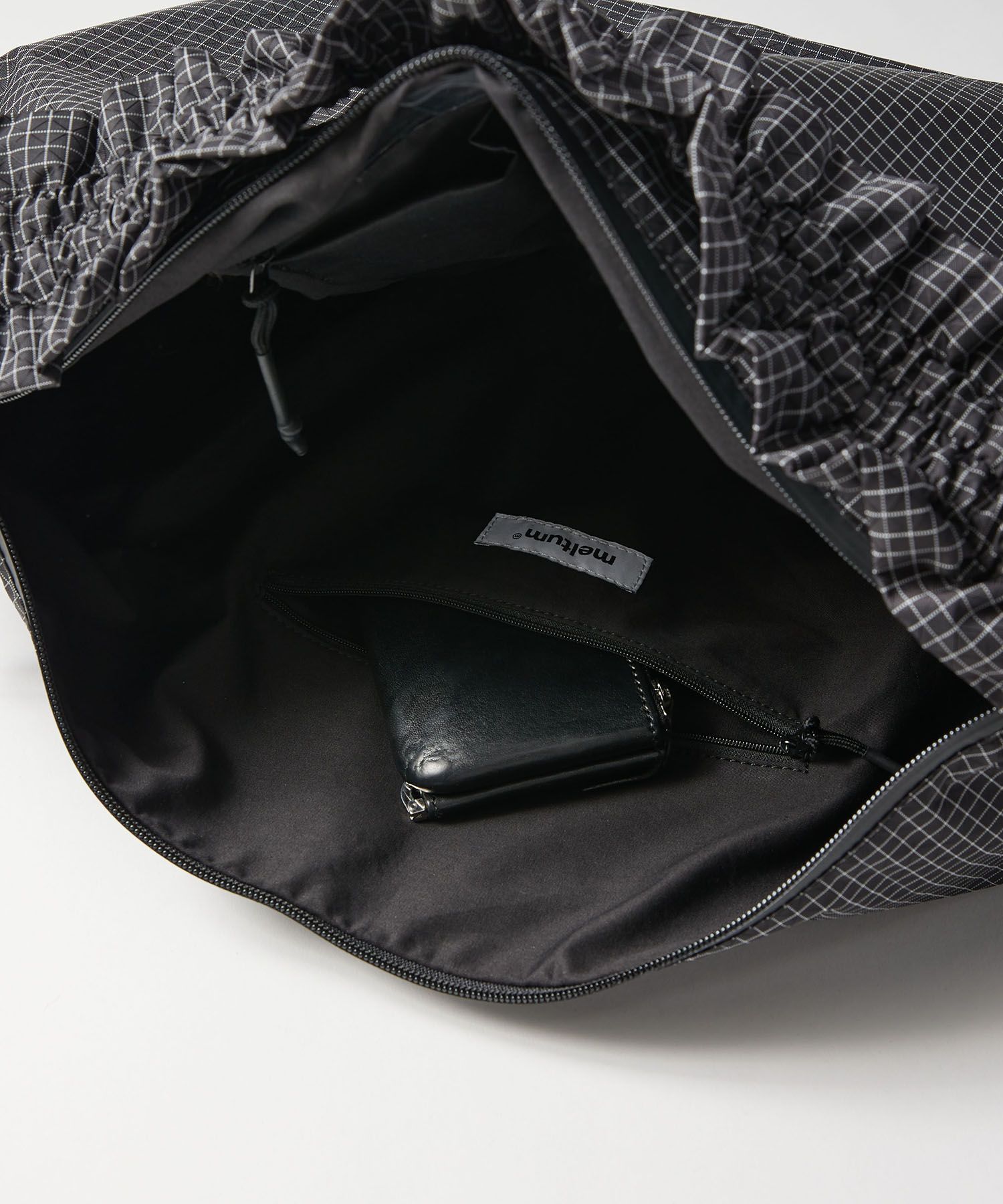 GATHER MESSENGER BAG / ギャザー メッセンジャーバッグ / グラフチェック /  MTM-BG-0372-26-A