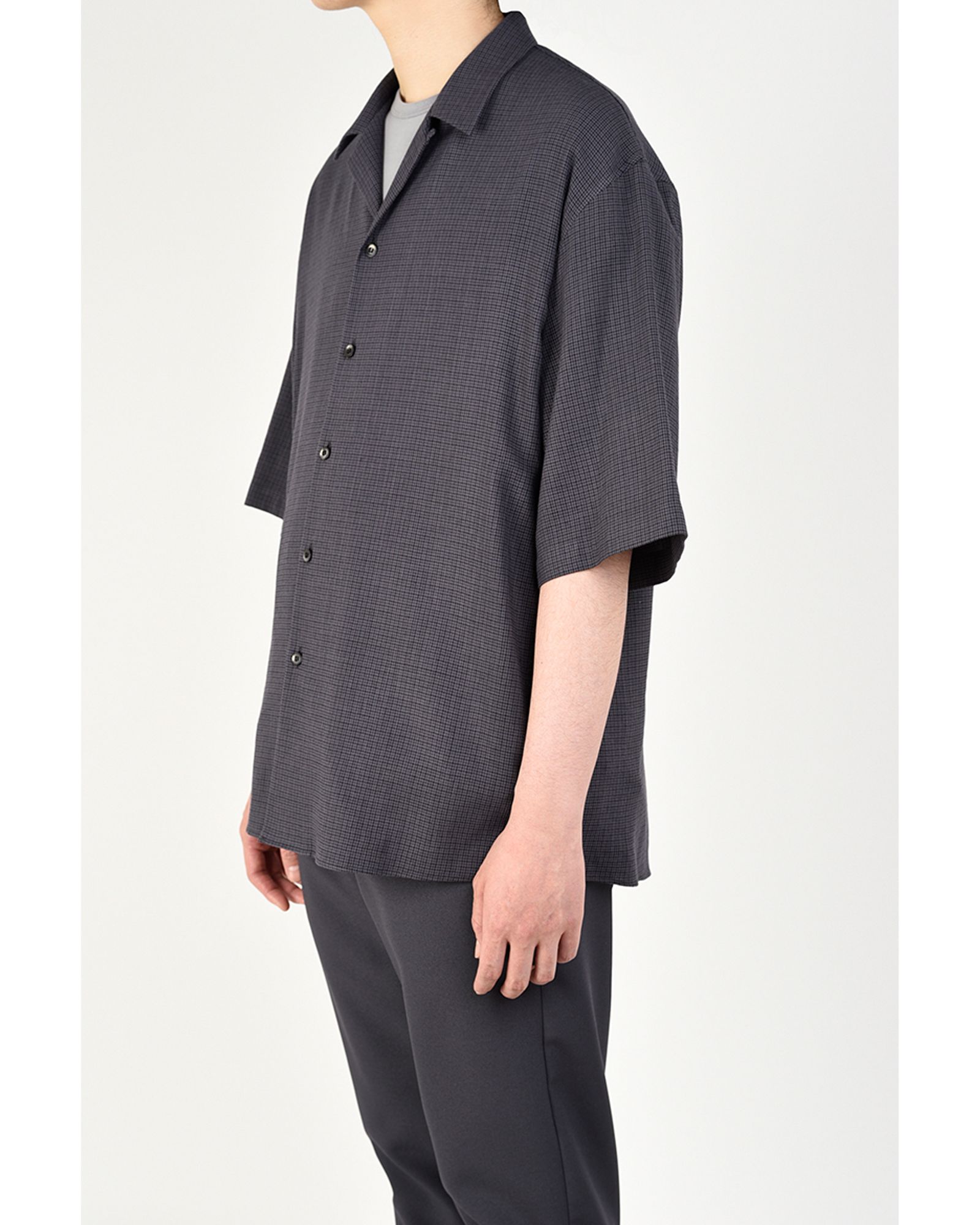 LAD MUSICIAN - Open Collar Big Shirt | fakejam