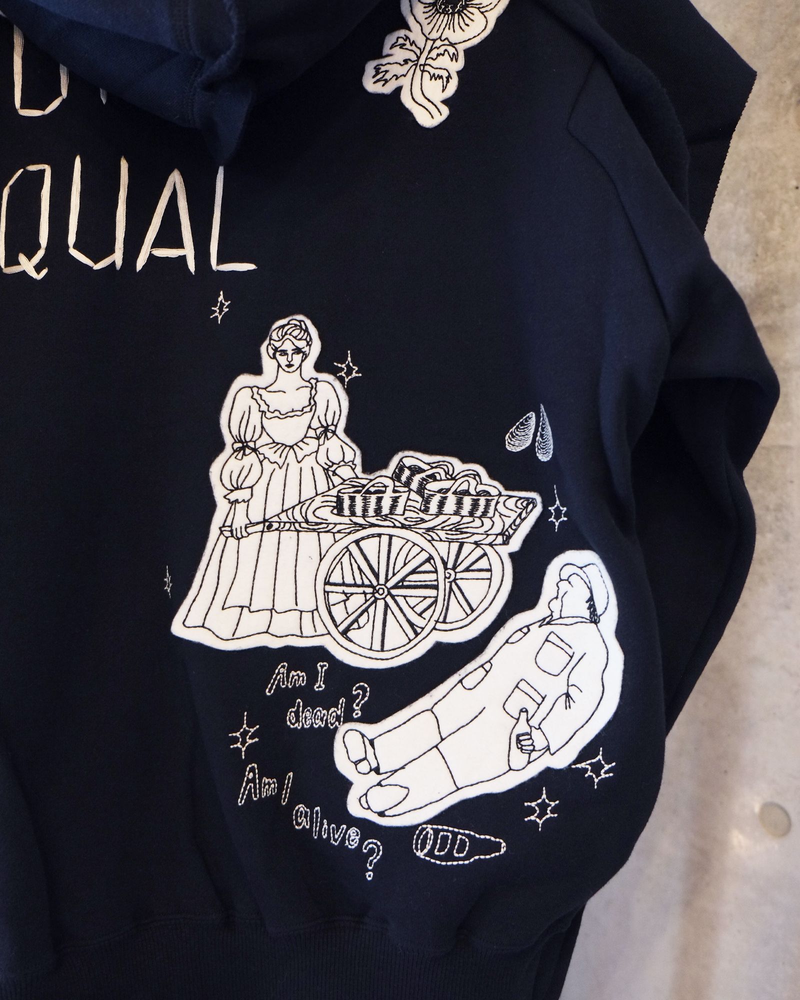 I Normie Zip Hoodie / ジップアップパーカー / ブラック / SW-SV-NRA-1001