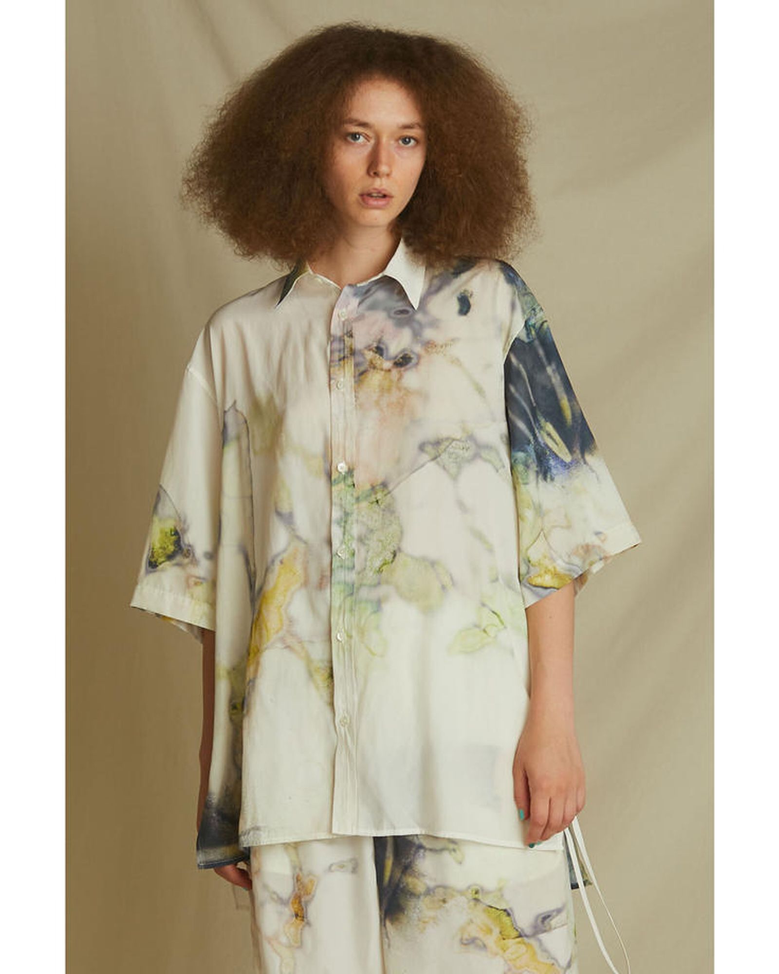 H/S Print Slit Shirts