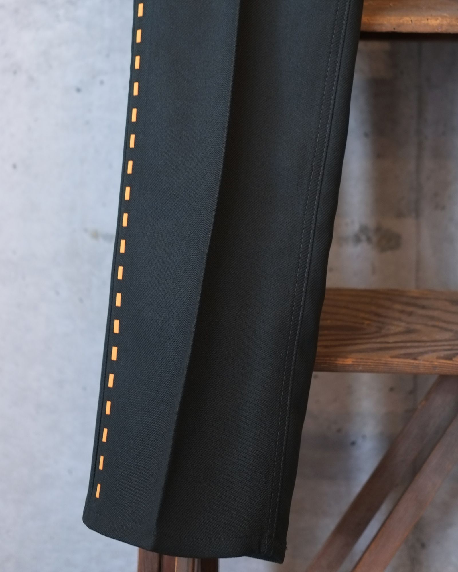 【定番デザイン】Laser Stitch Wrancher Pants / デニム / 細身シルエット / メンズ