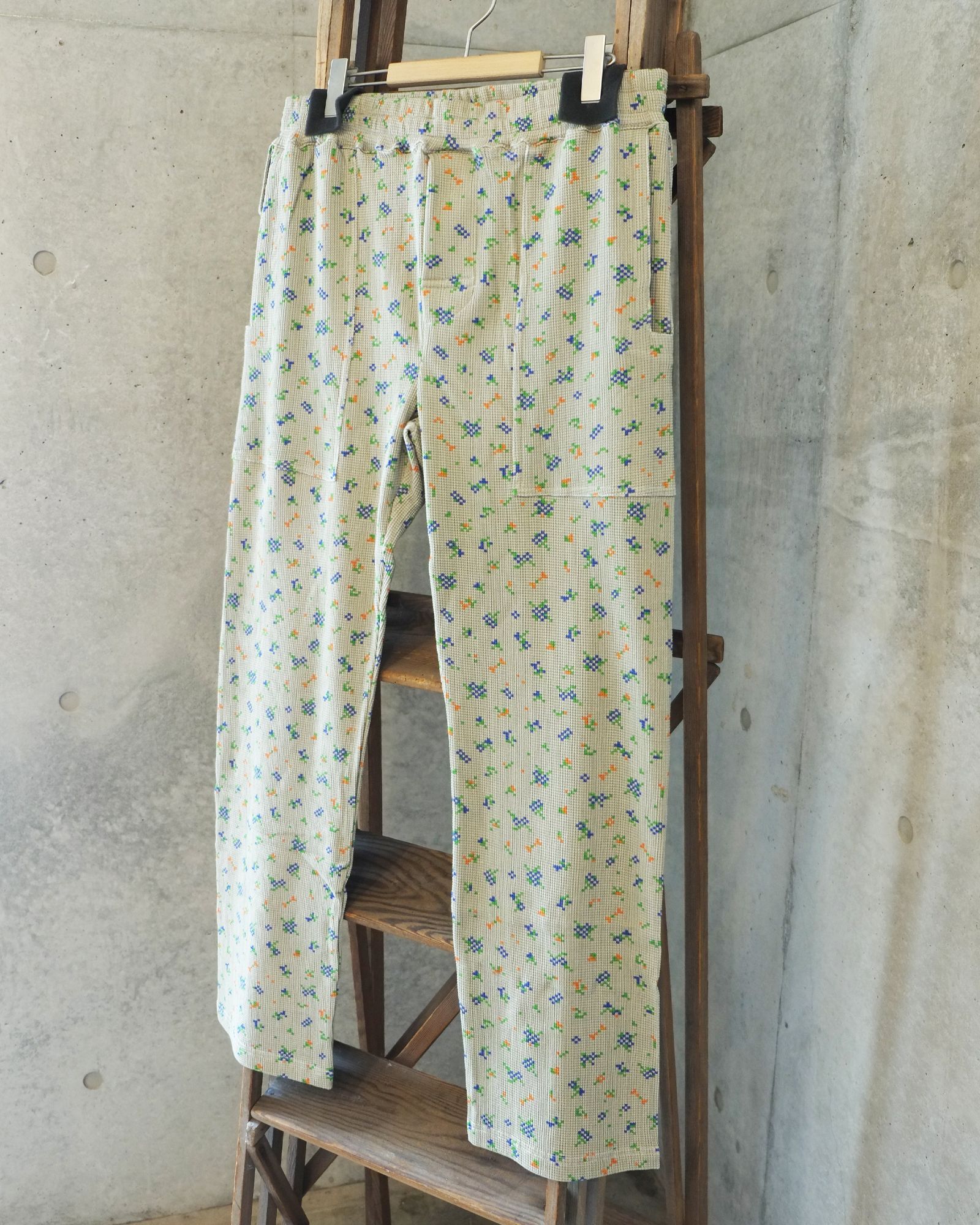 Flowe Waffle Pants / ワッフル パンツ / ベージュ / PD-262-BT-081