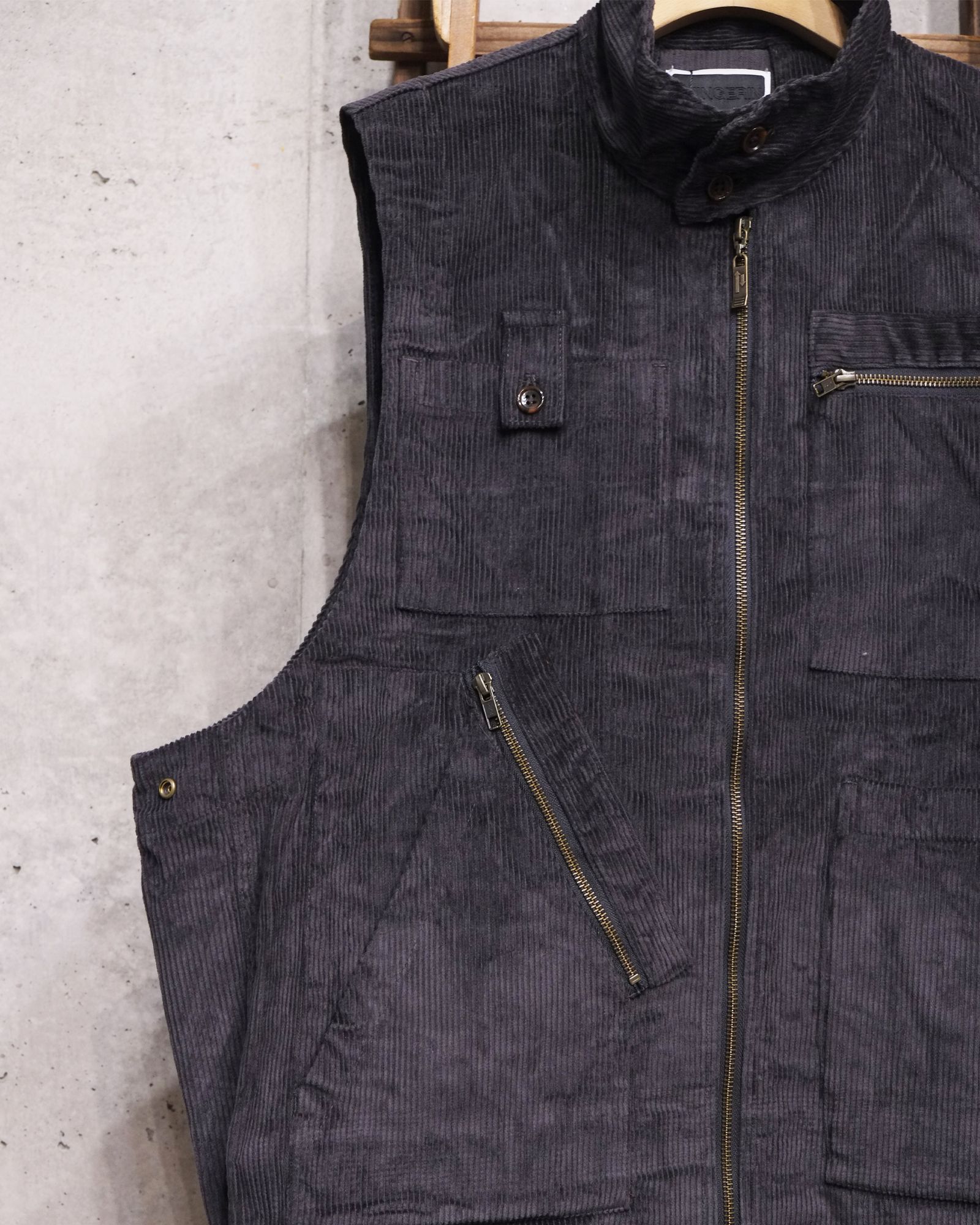 Double Cord Jacket / コーデュロイジャケット / チャコール / PD-262-JK-041