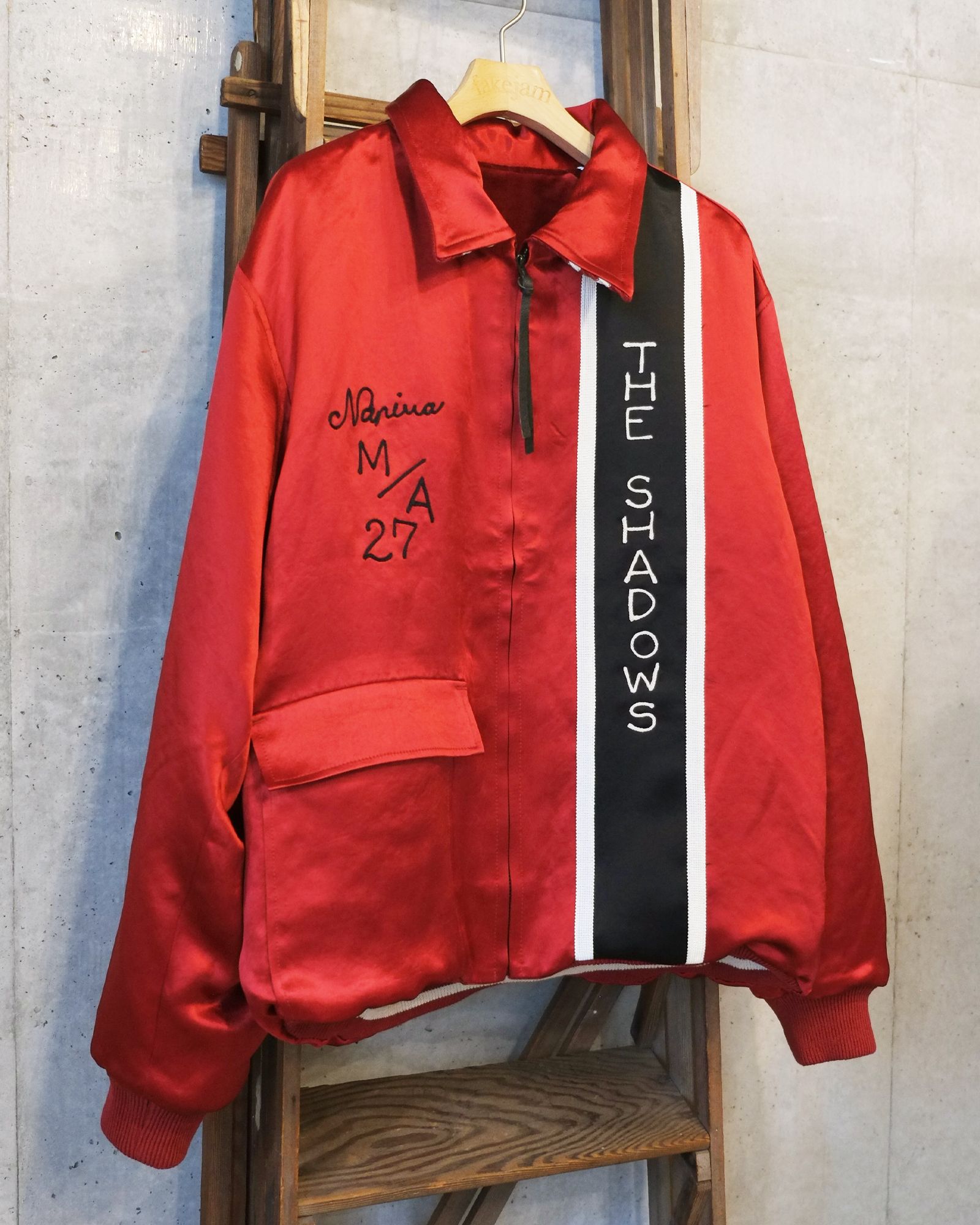 MINUS x A PUZZLING HOME Souvenir Racing Jacket(TWO FACE) / スカジャン レーシングジャケット / ワイン / M-P4-XA1