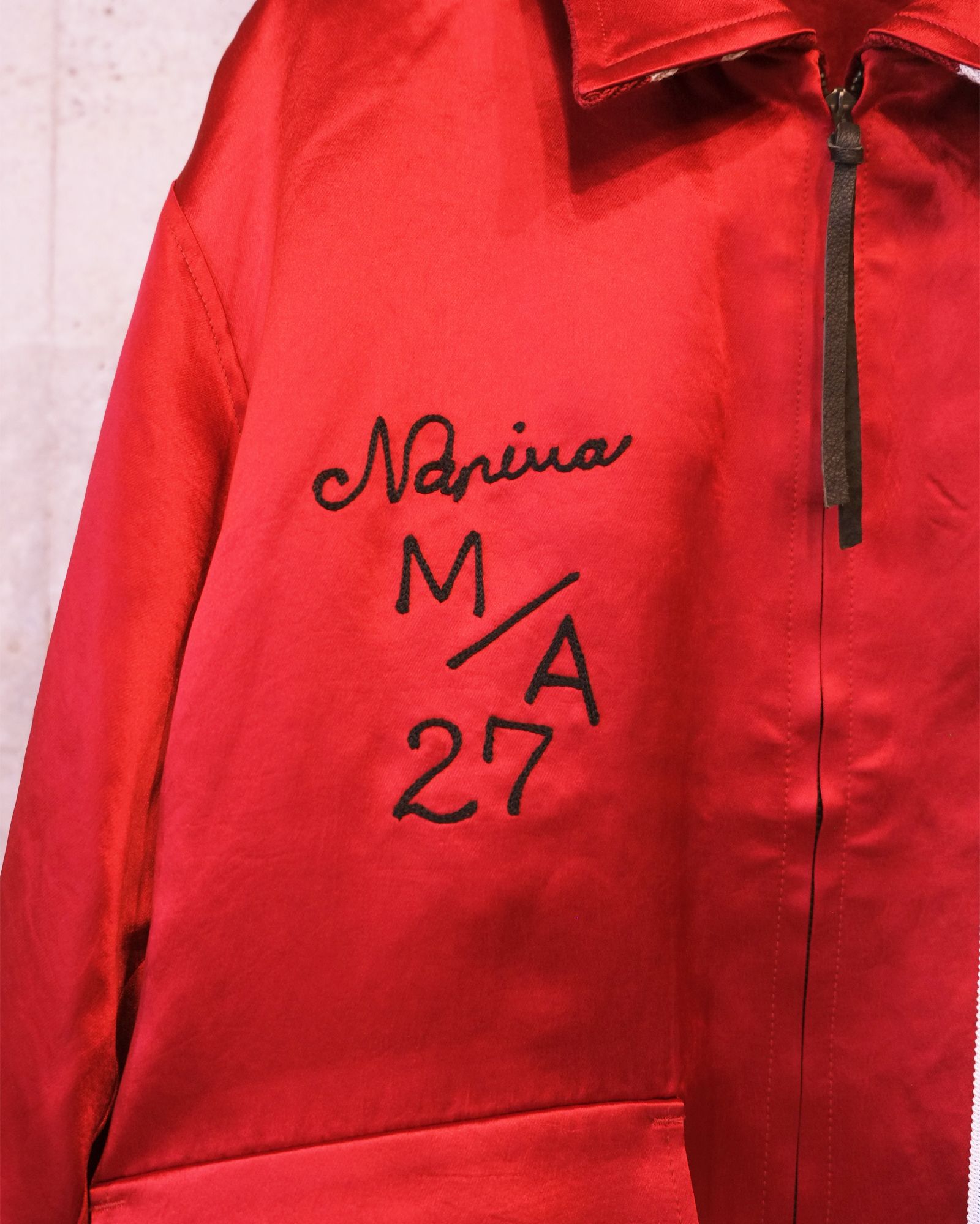 MINUS x A PUZZLING HOME Souvenir Racing Jacket(TWO FACE) / スカジャン レーシングジャケット / ワイン / M-P4-XA1