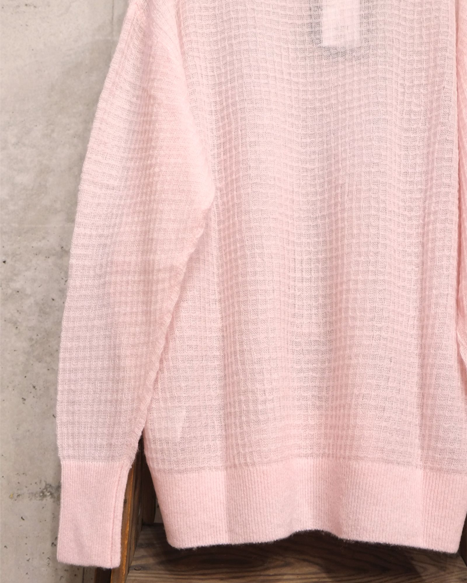 Aiy Merino Waffle Sweater / ニット / ピンク / PD-262-KN-071