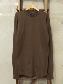 Combat Long Thermal With Damaged(CLASSIC WAFFLE KNIT)