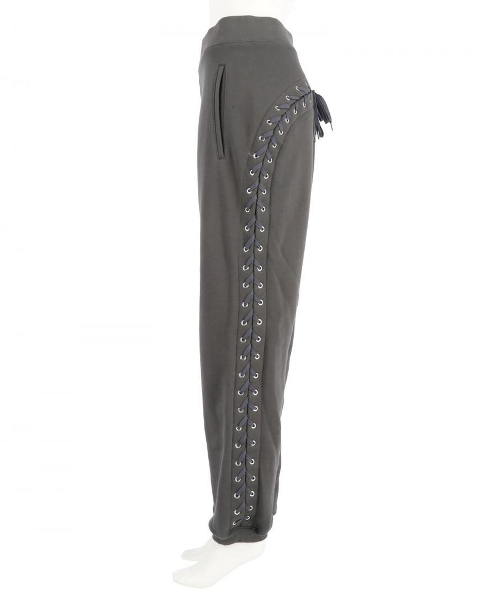 Lace Up Sweat Jogger Pants