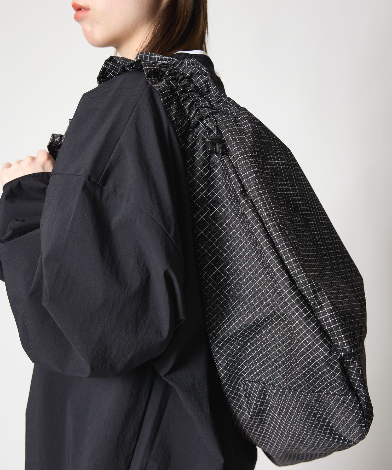 GATHER MESSENGER BAG / ギャザー メッセンジャーバッグ / グラフチェック /  MTM-BG-0372-26-A