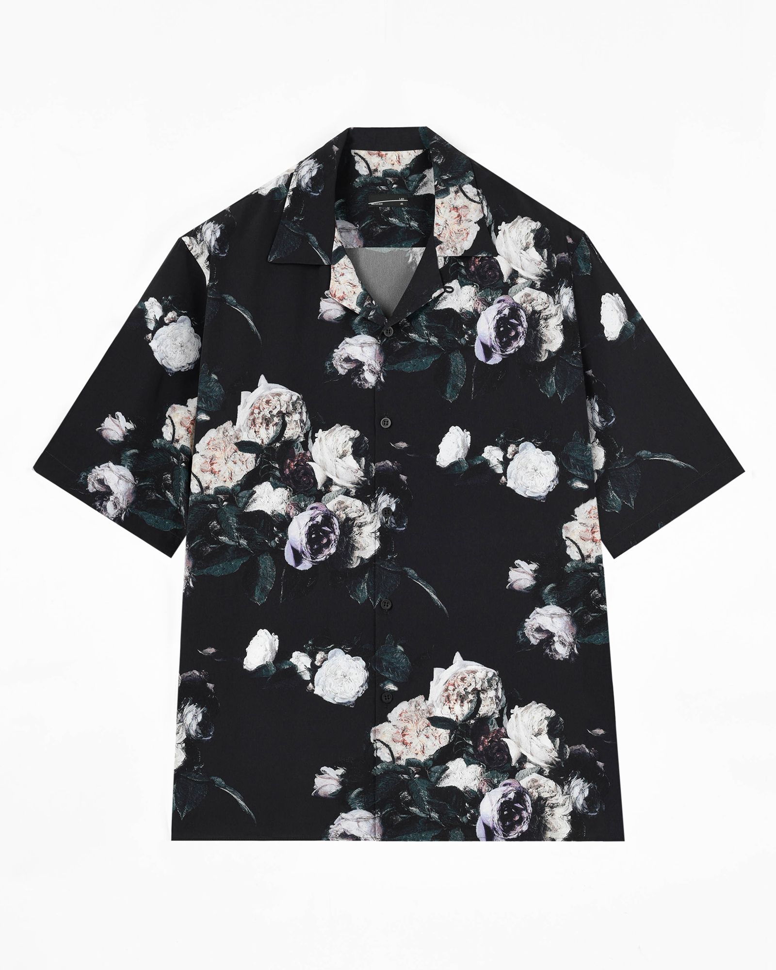 LAD MUSICIAN - Paint Flower Short Sleeve Open Collar Shirt / 半袖 ...