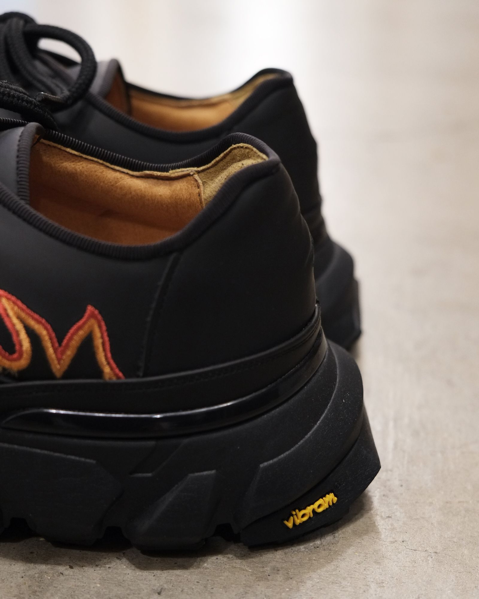 Flame Embroidery Shoes