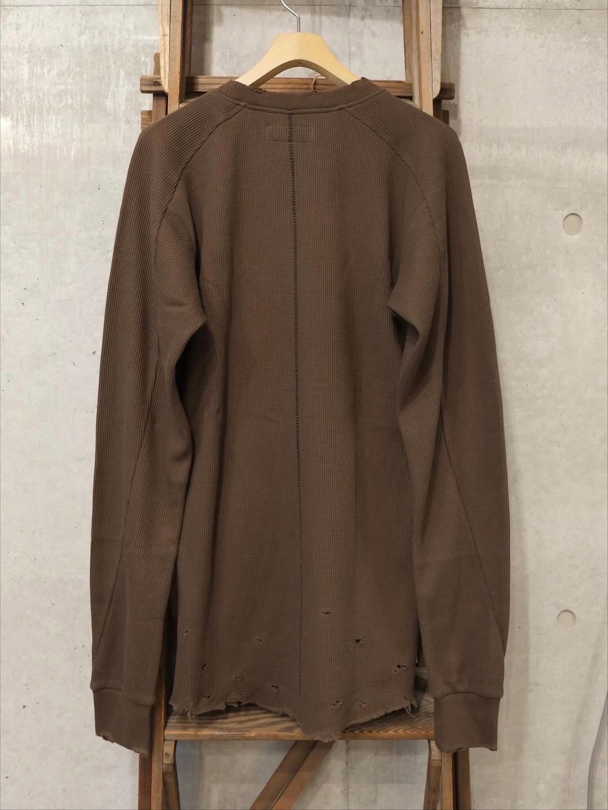 Combat Long Thermal With Damaged(CLASSIC WAFFLE KNIT)