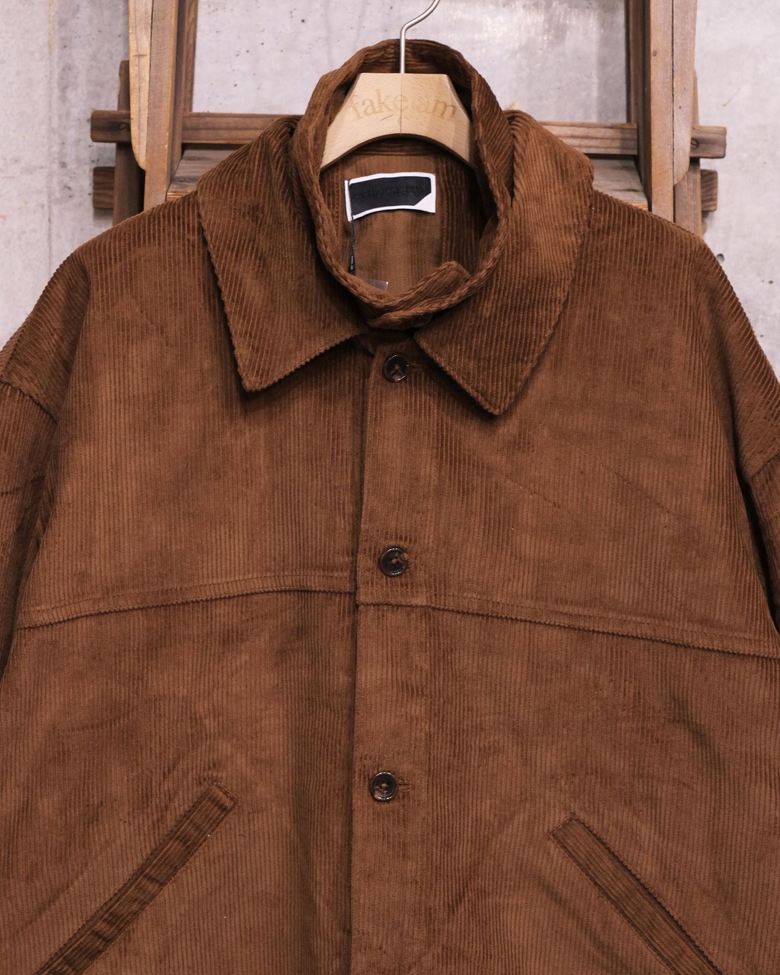 Double Cord Jacket / コーデュロイジャケット / ブラウン / PD-262-JK-041