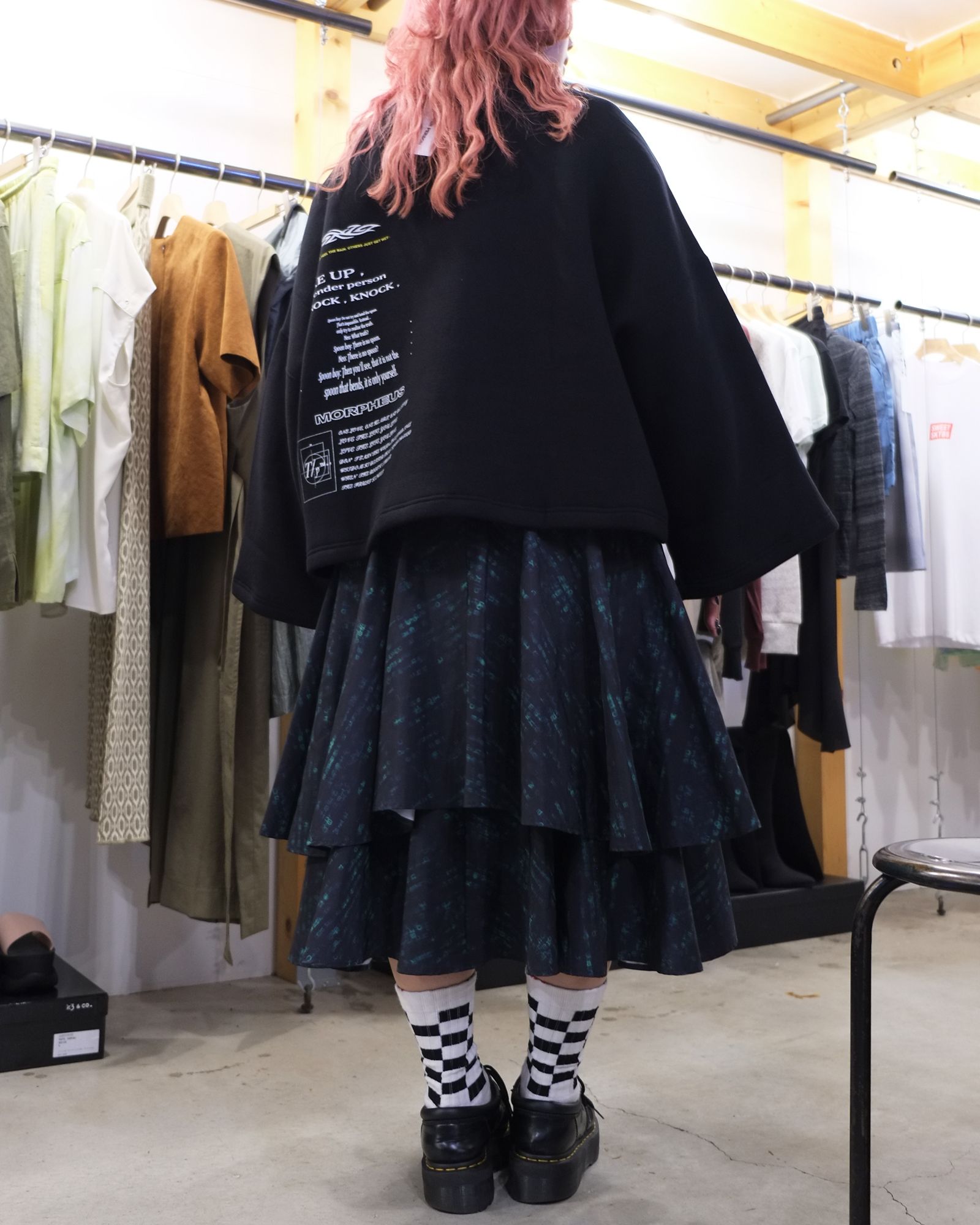 "AGENT"Dolman Sleeve Tee