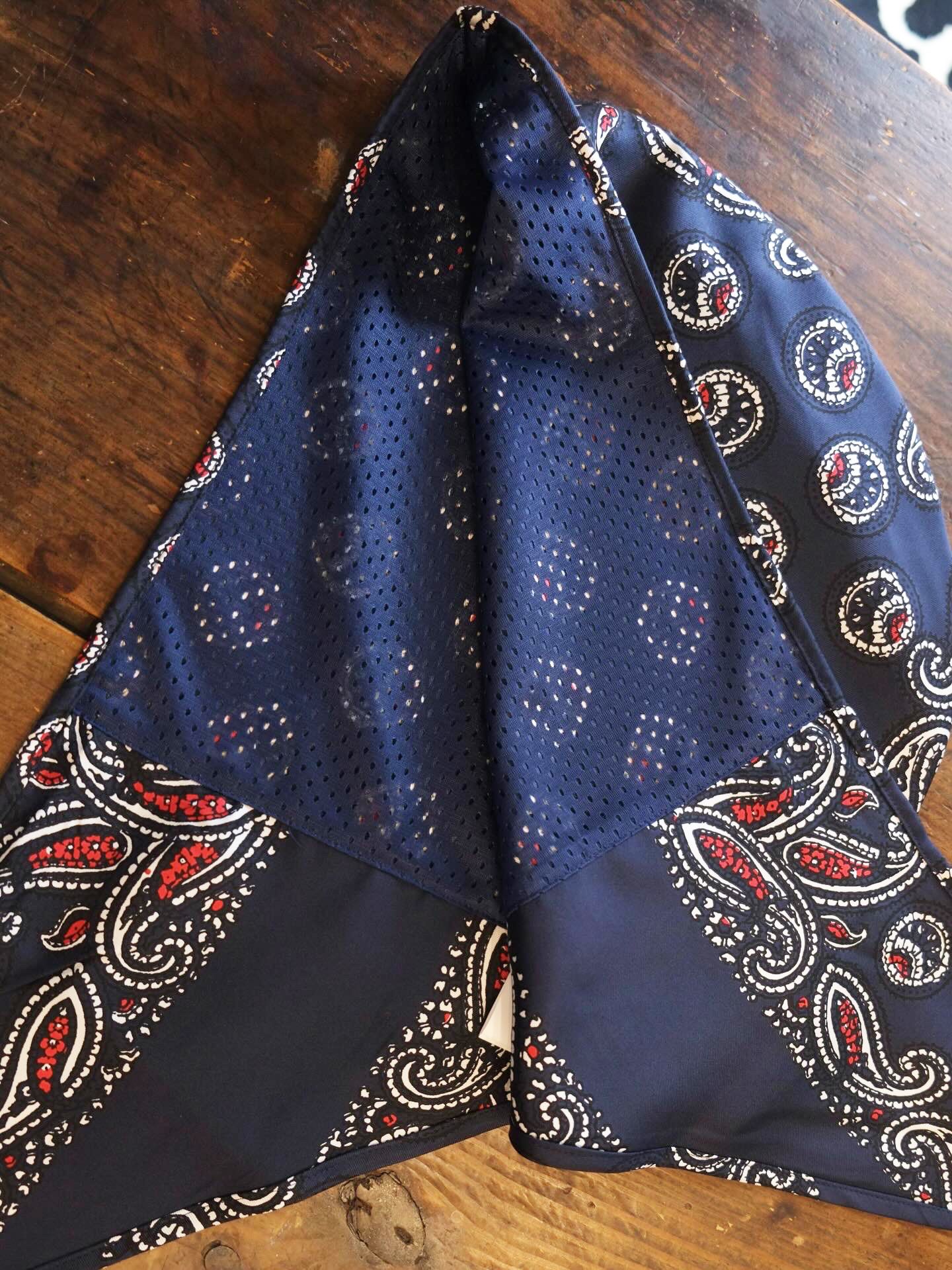 Paisley Silk Hoody Scarf