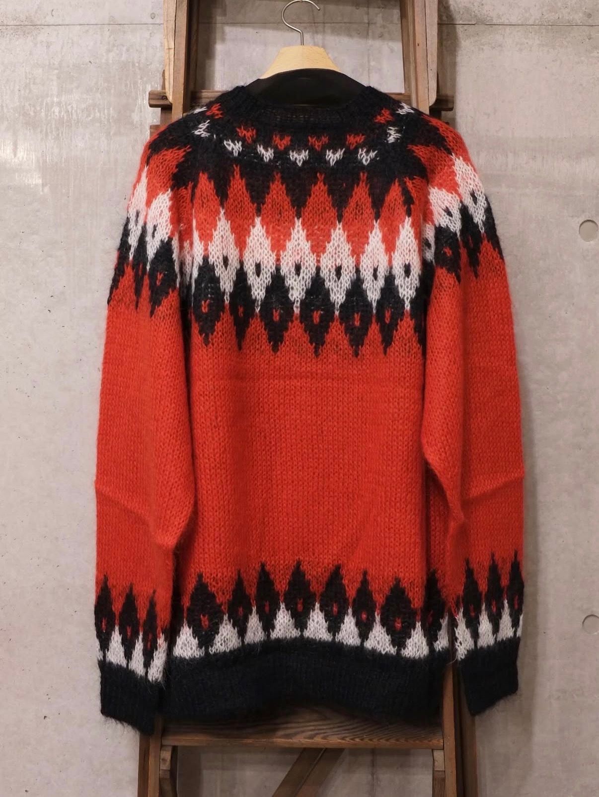 Hand Knit Snowflake Sweater