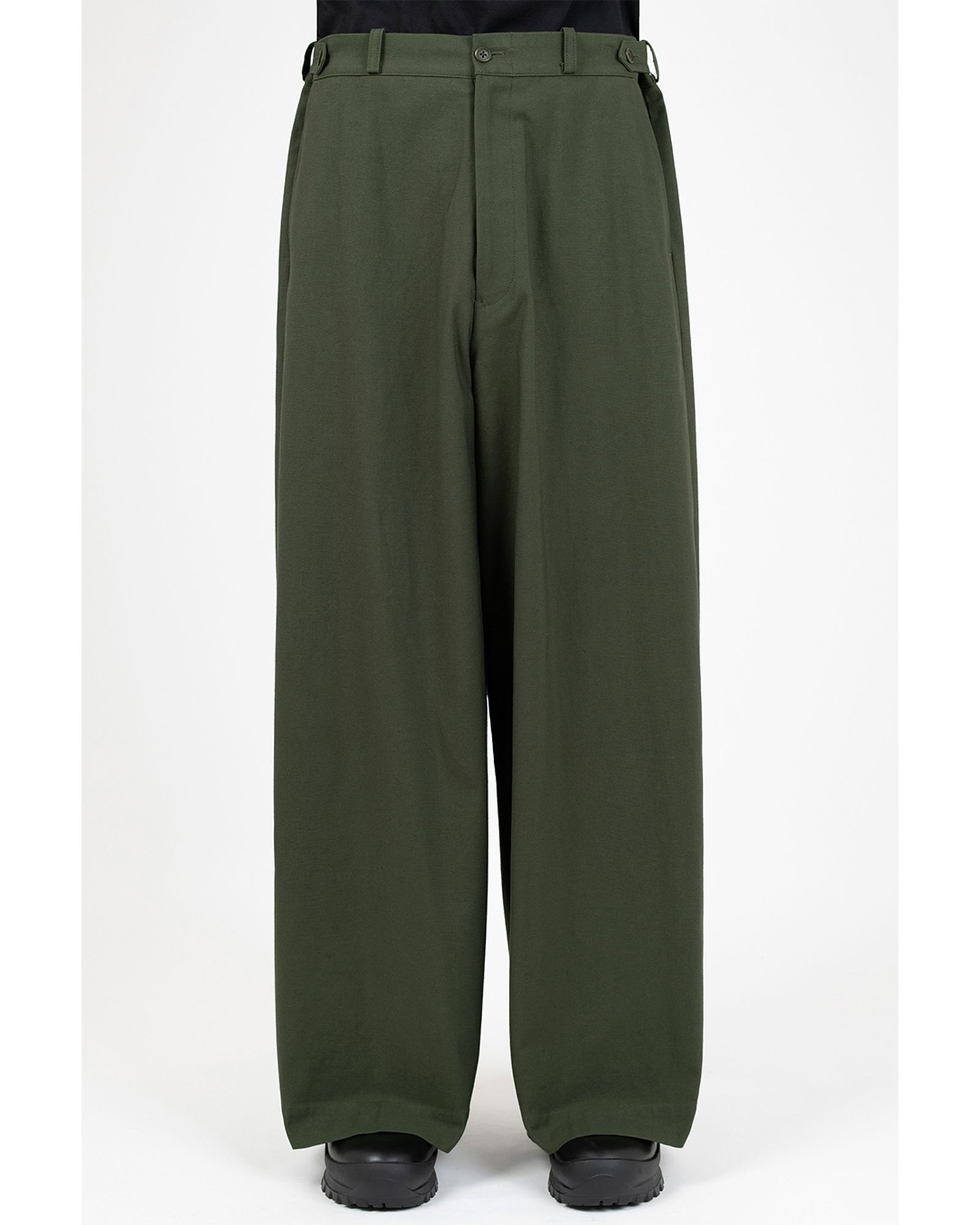 C/N CORDURA BACKSATIN BAGGY PANTS / バギーパンツ / ダーク カーキ / 2226-559