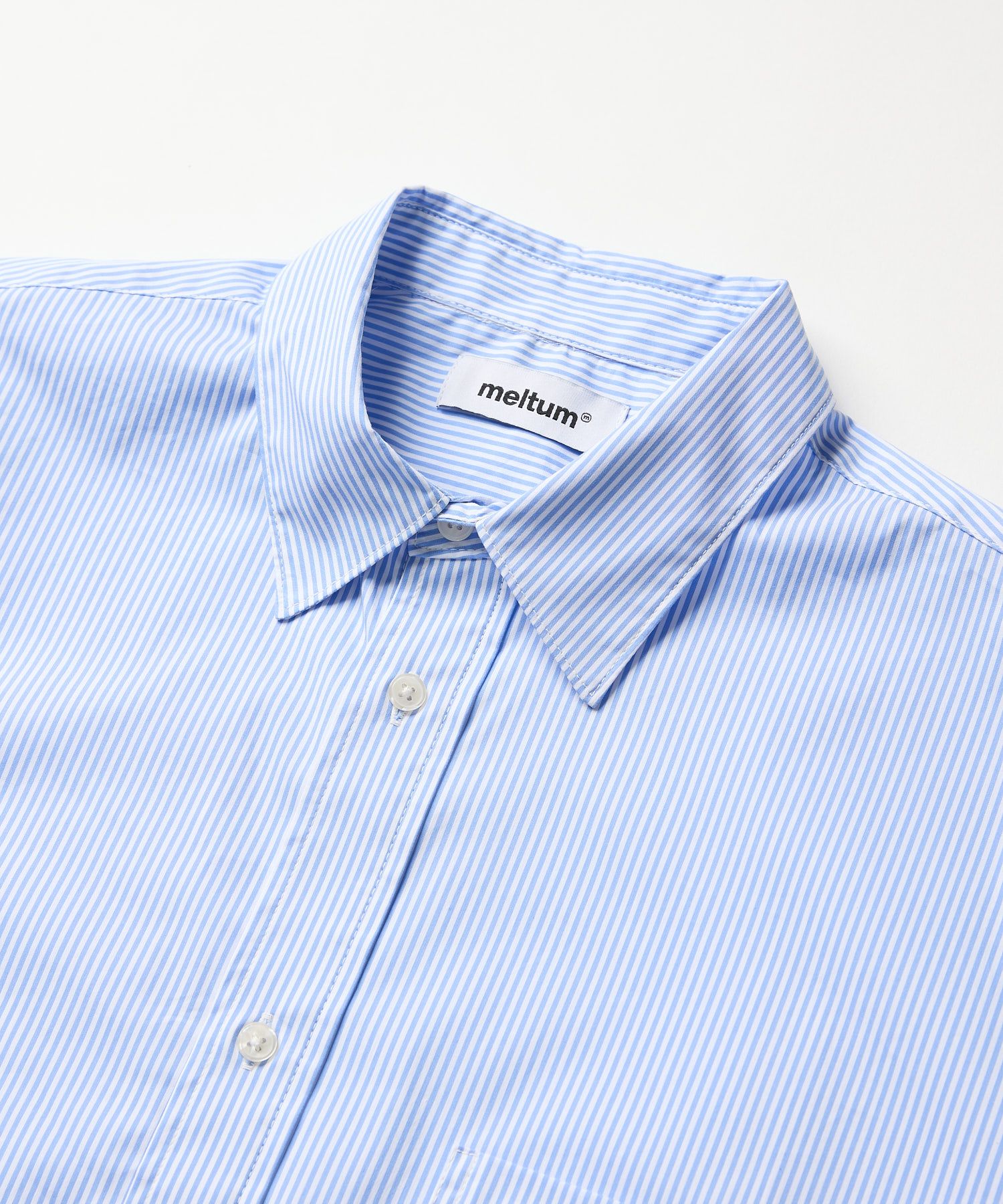 LOOSE STRIPE SHIRT L/S / ルーズ ストライプ シャツ / ブルー / MTM-SH-0266-24-B