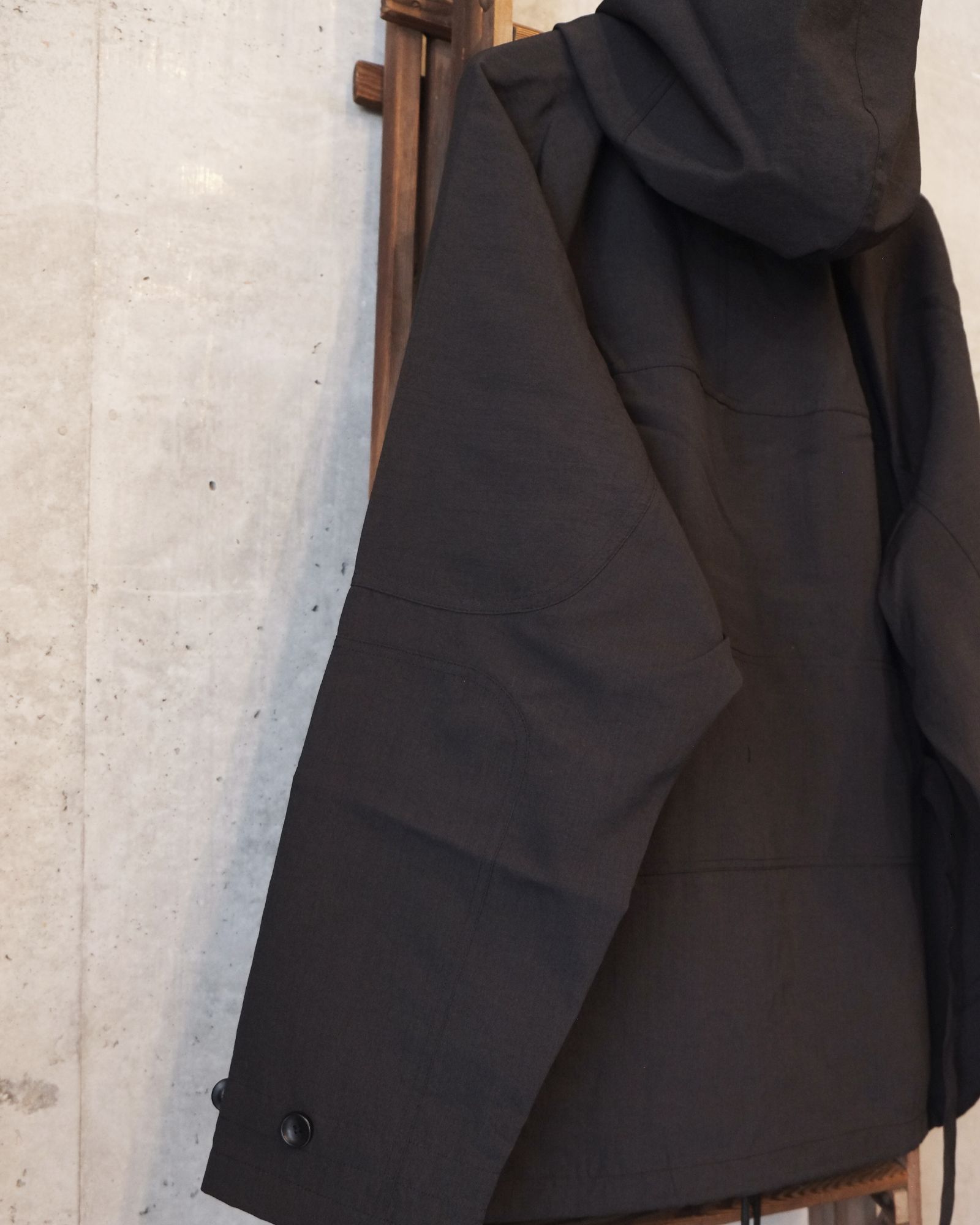 Desert Cloth Neutral Hooded Blouson / ブルゾン / ブラック / MW-JKT26102