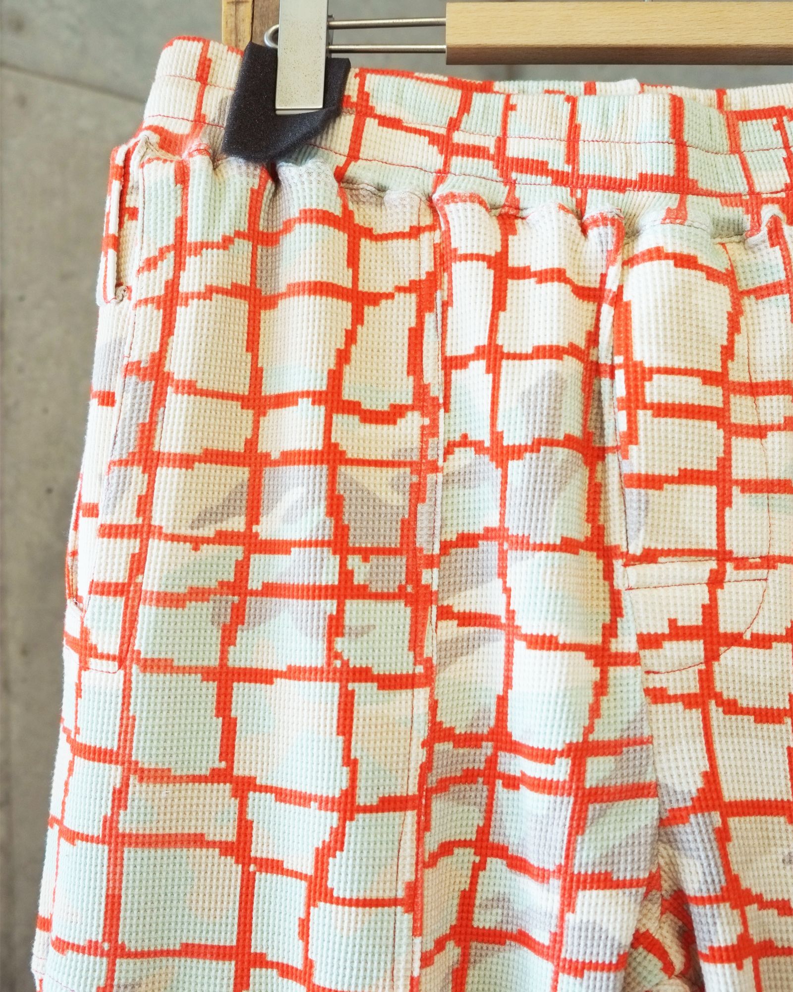 Net Waffle Pants / ワッフル パンツ / レッド / PD-262-BT-082