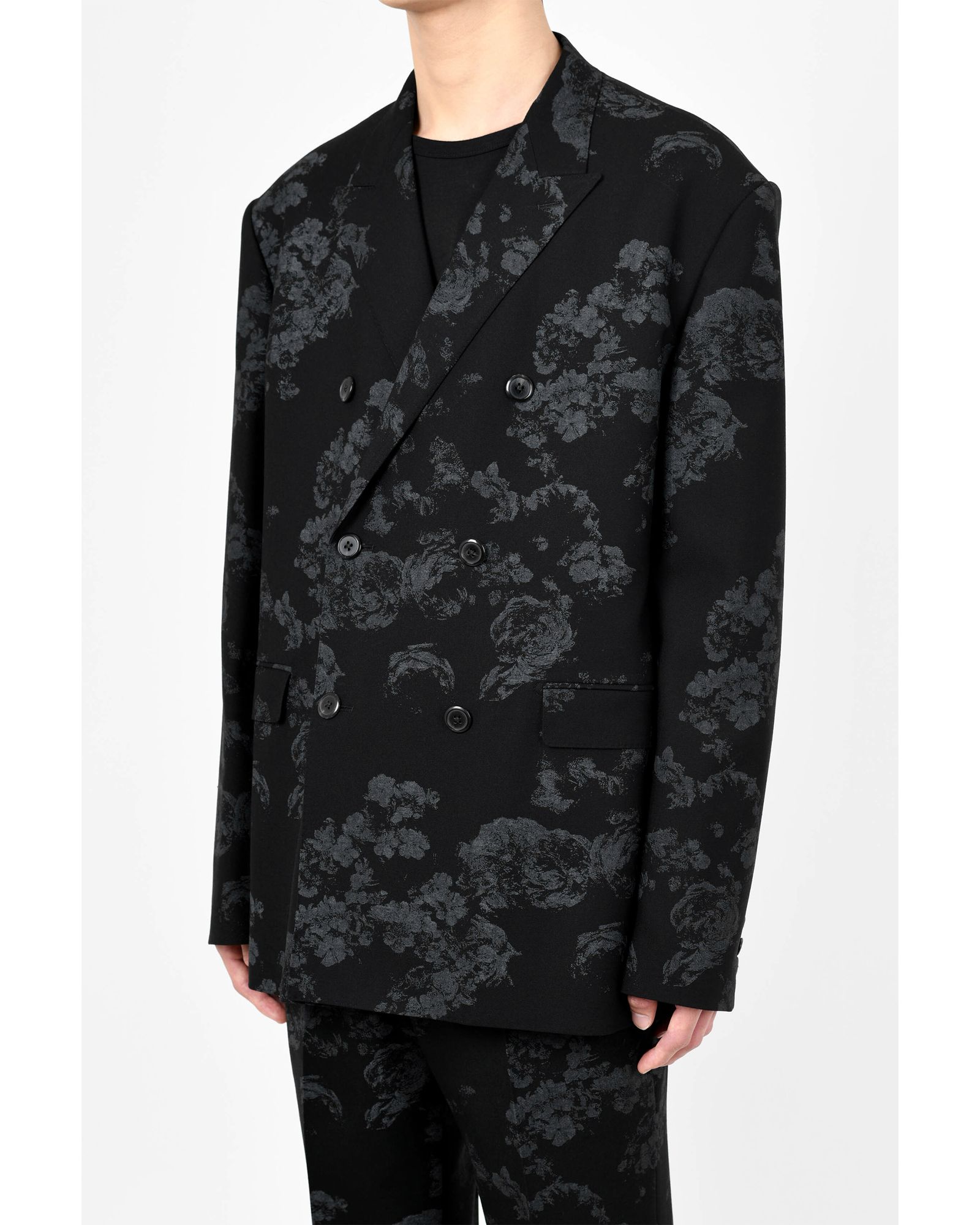 New Rose Mix Double Breasted Jacket