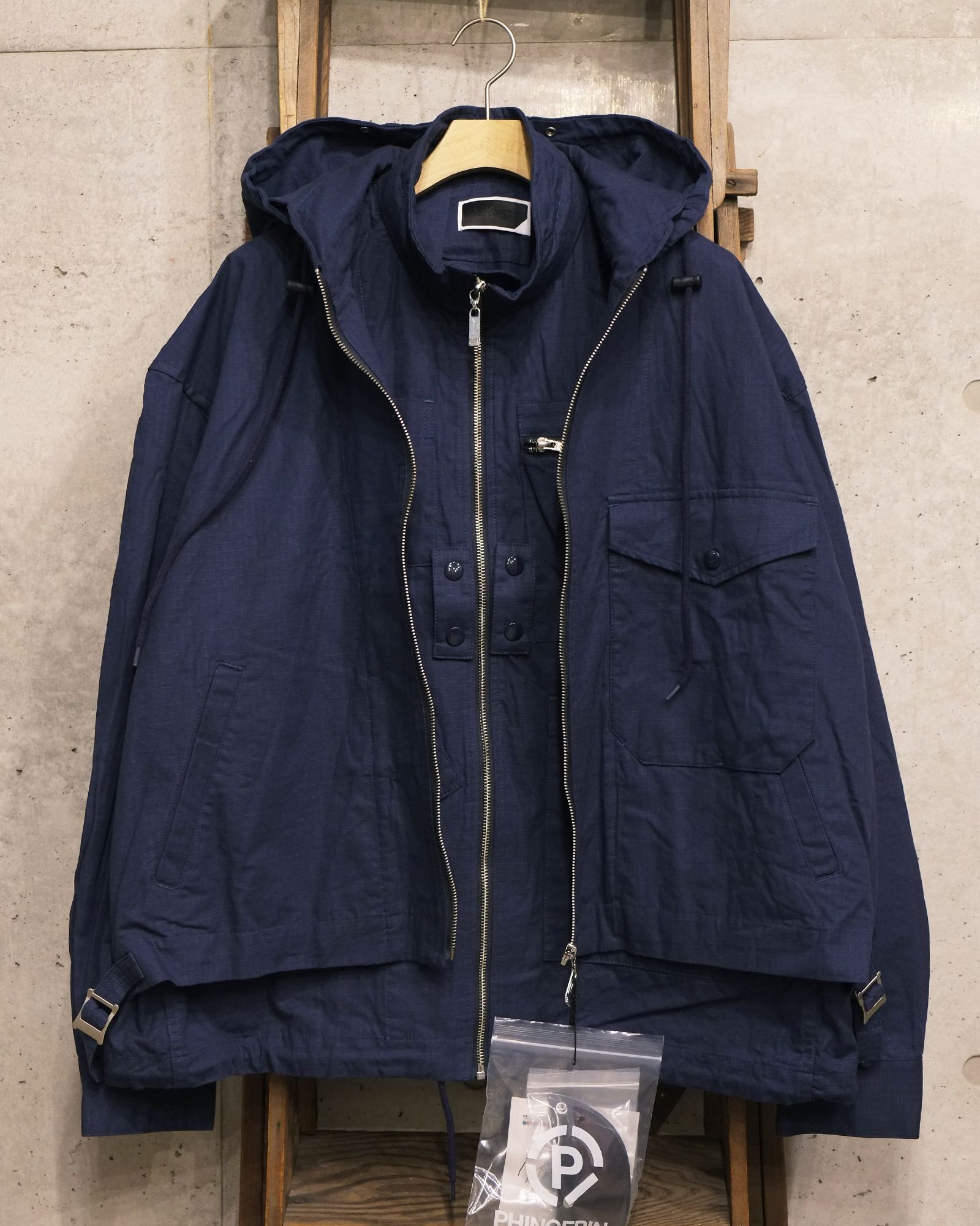 Visor Double Zip Jacket / ワークジャケット / ネイビー / PD-262-JK-091