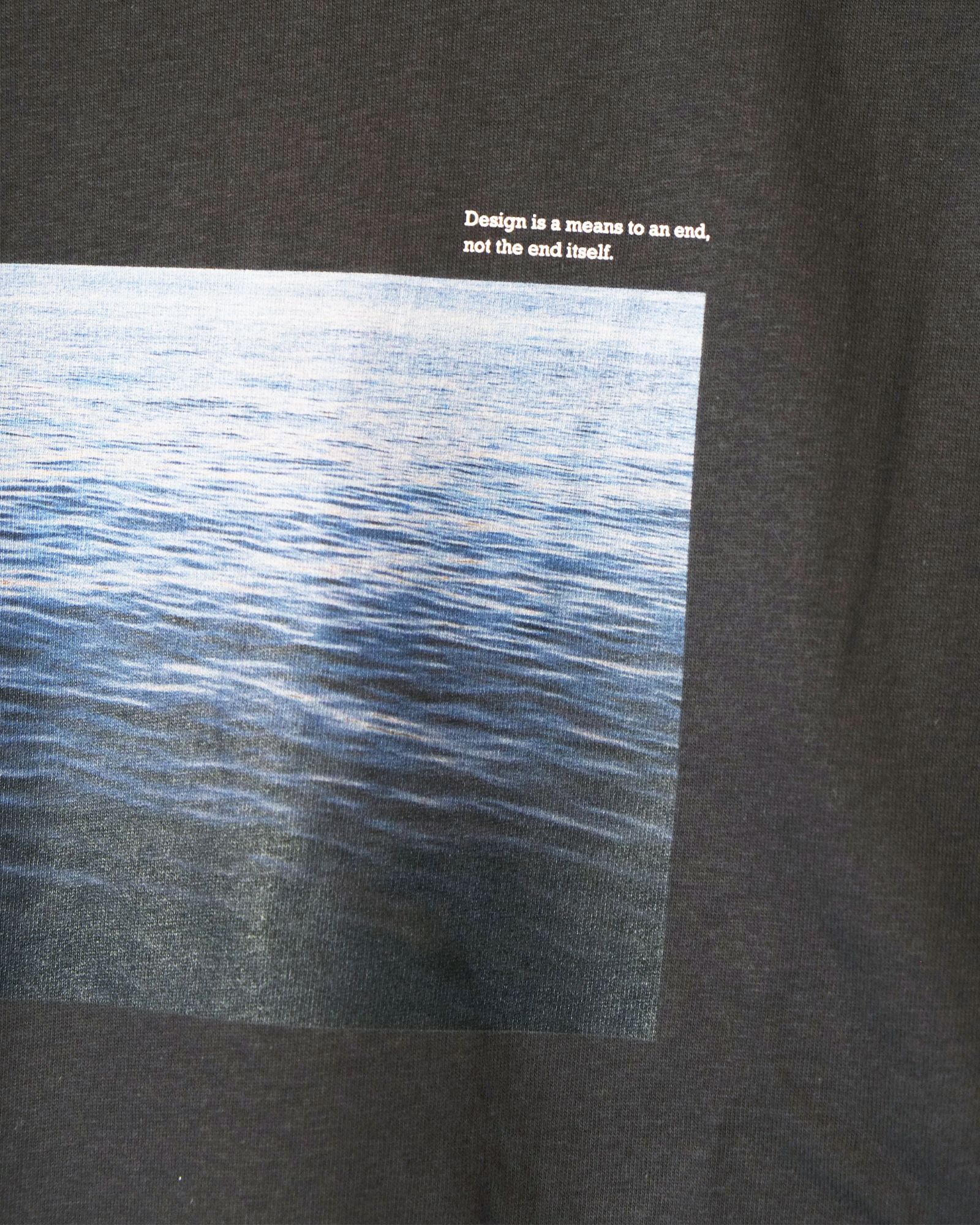 Abstract Photograph L/S Tee / ロングスリーブ Tシャツ / チャコール / MW-CT26102