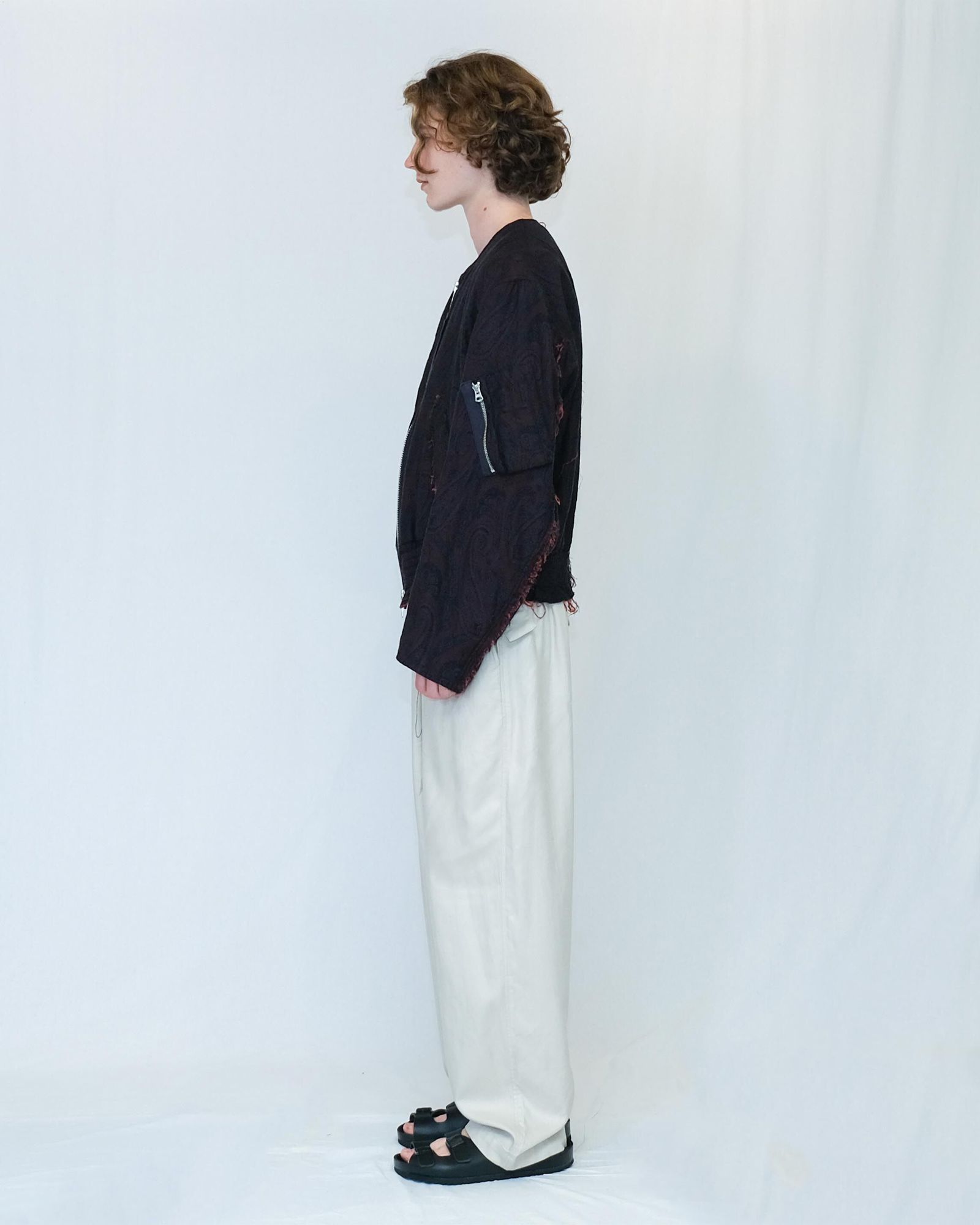 Jacquard Bomber Jacket