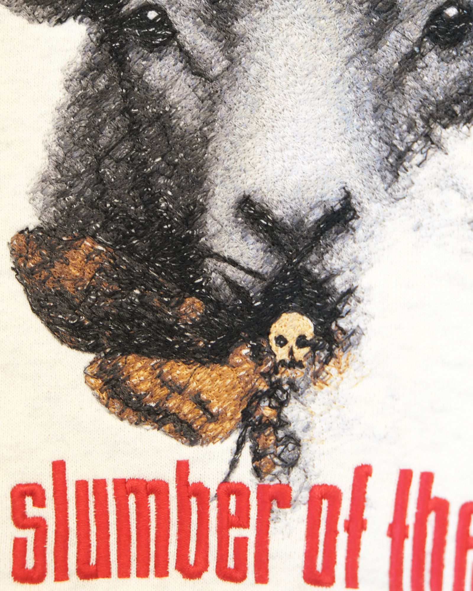 Slumber of the Lambs Half-Zip Hoodie / ハーフジップ パーカー / ホワイト / SW-SV-NRA-1002