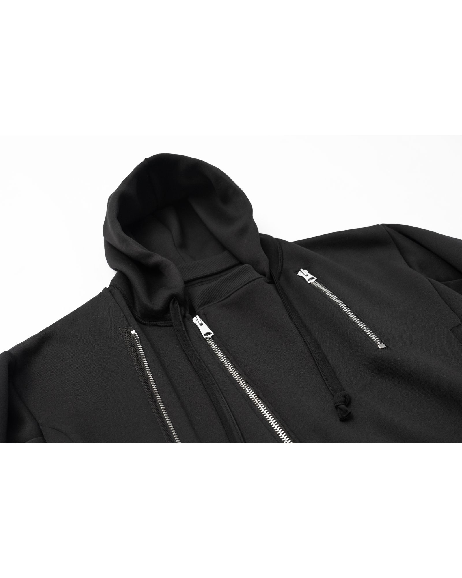 Asymmetric Zip Hoodie