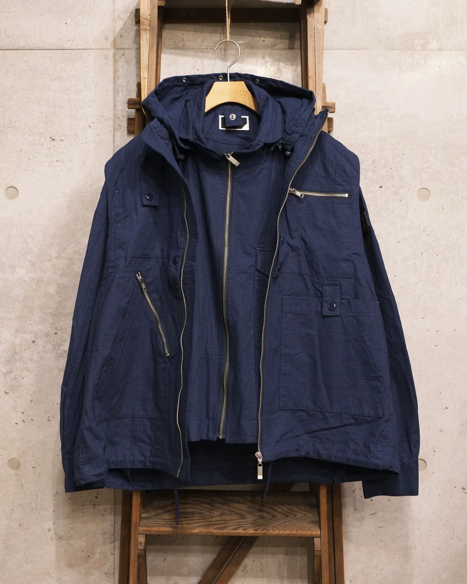Visor Double Zip Jacket / ワークジャケット / ネイビー / PD-262-JK-091