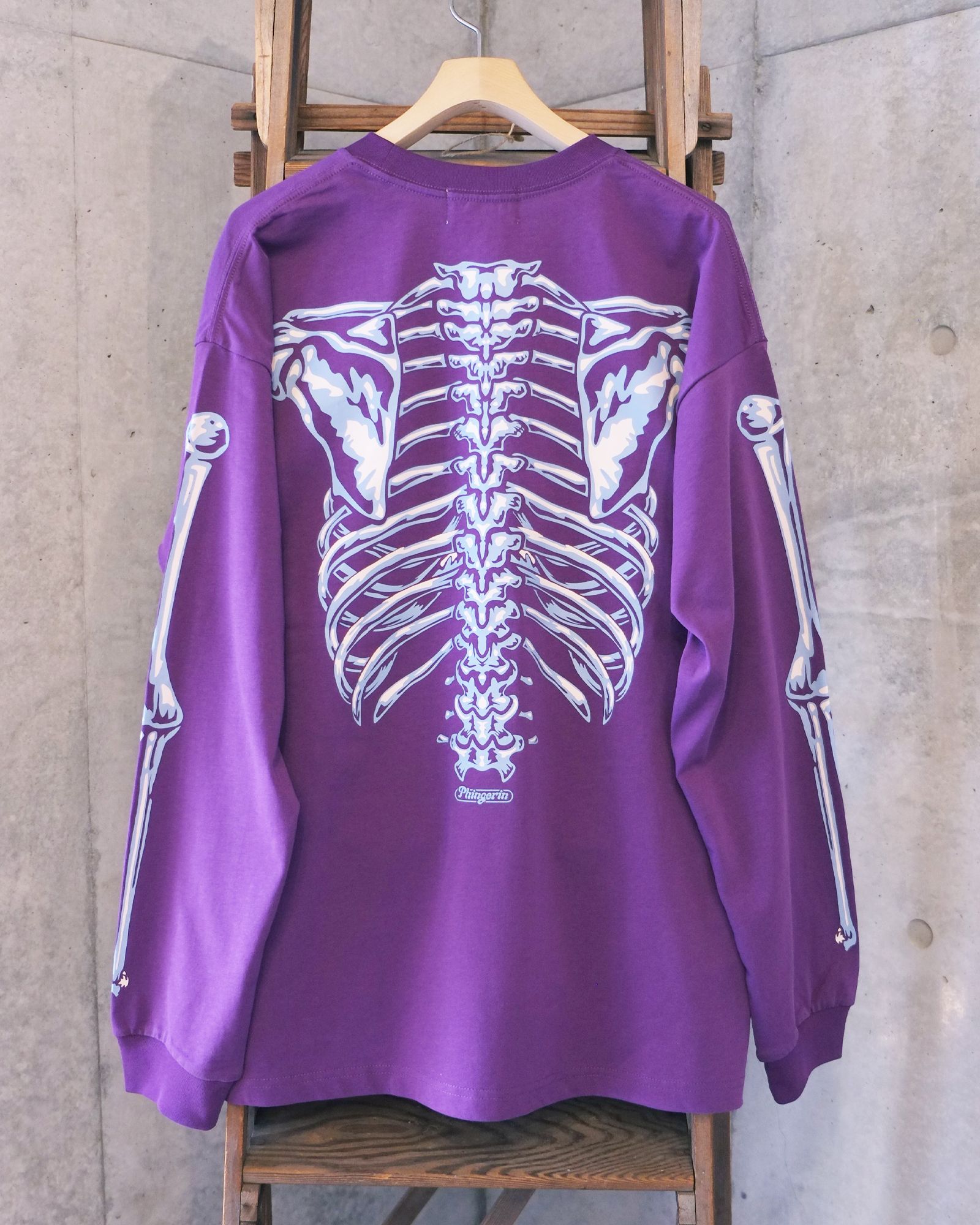 Bone L/S Tee / ボーン ロングスリーブTシャツ / パープル / PD-262-LCS-051