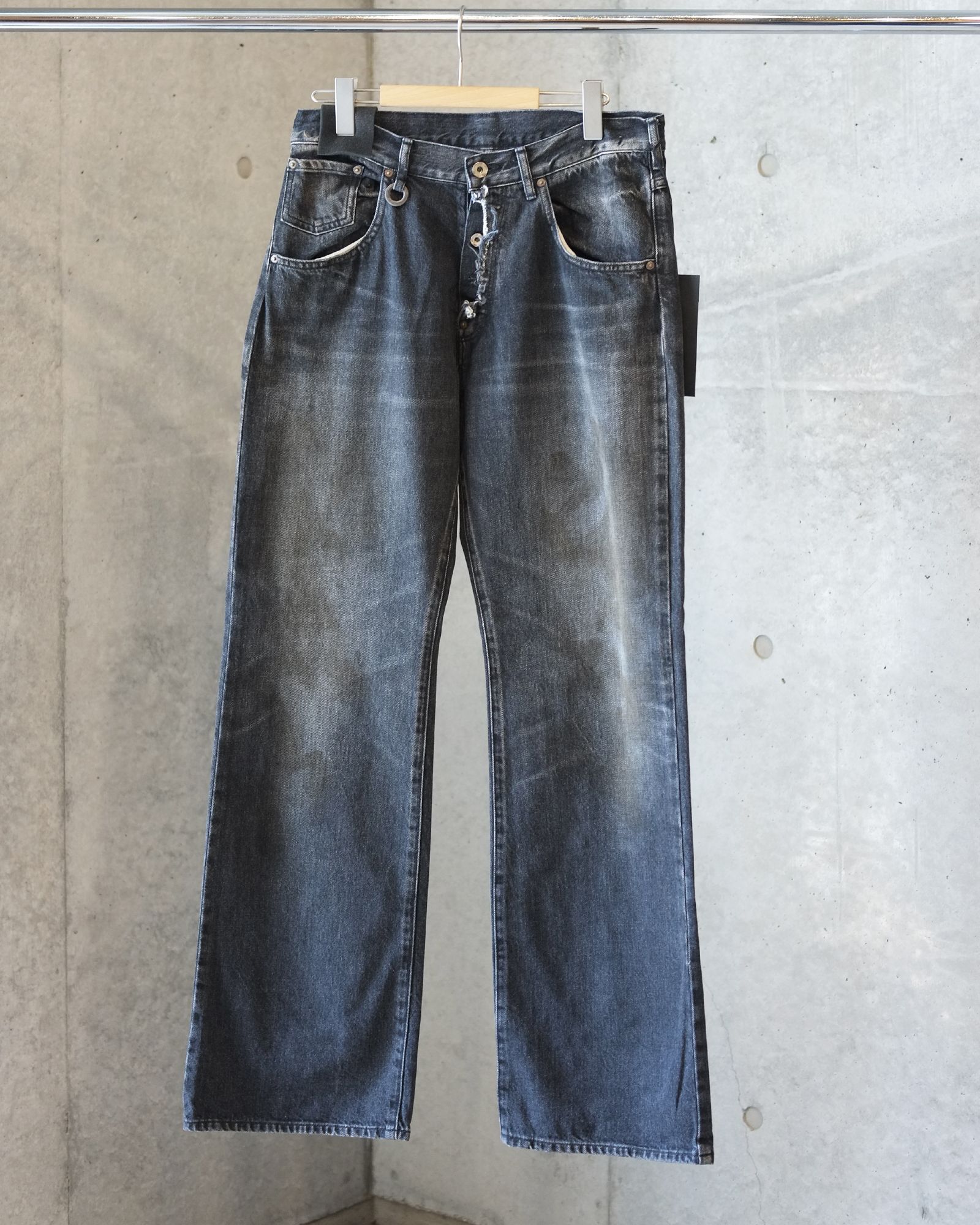 割引クーポン soshiotsuki Front Lowrize Denim Pants 44 デニム